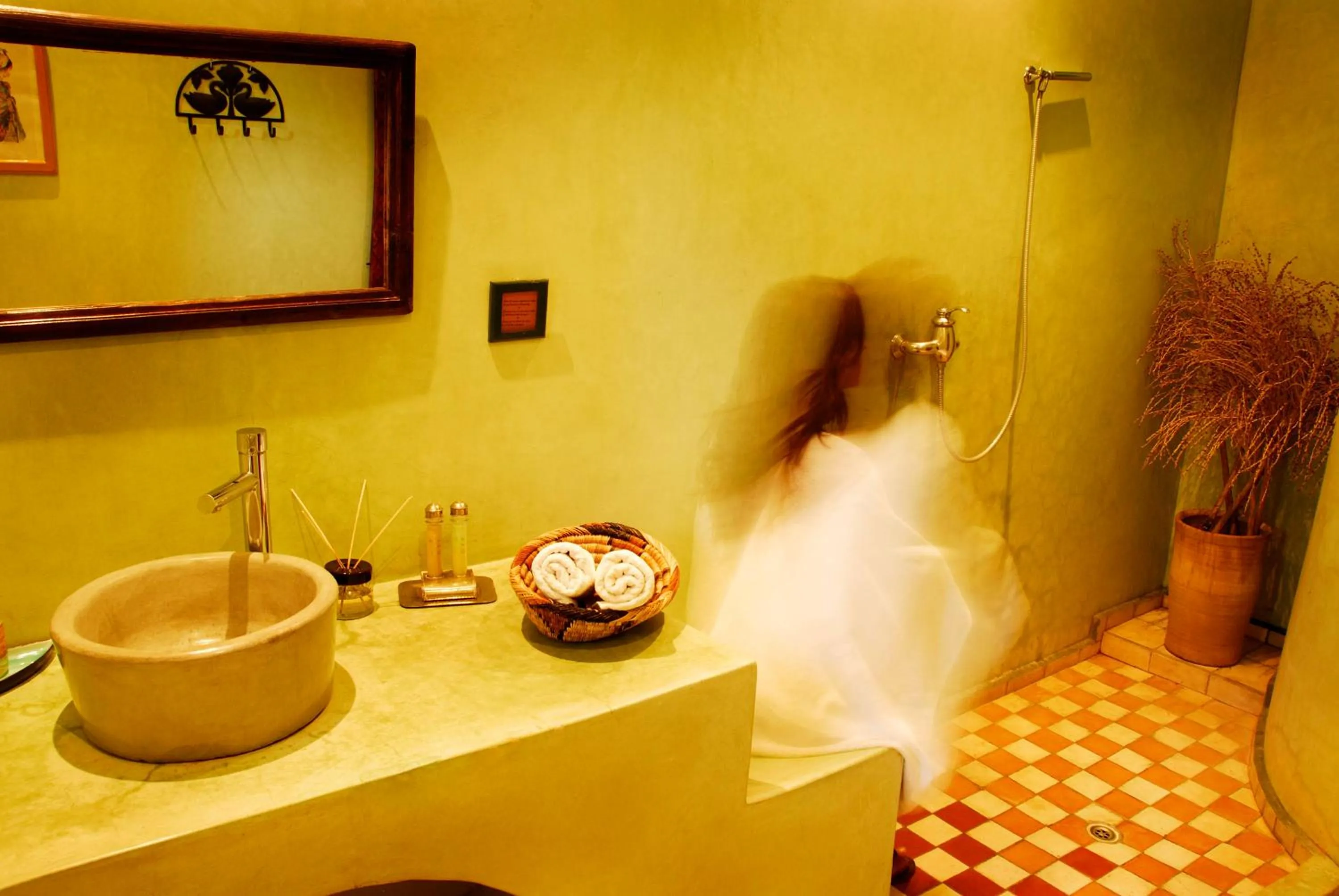 Superior Double or Twin Room with Terrace in Maison d'Hôtes Kasbah Azul