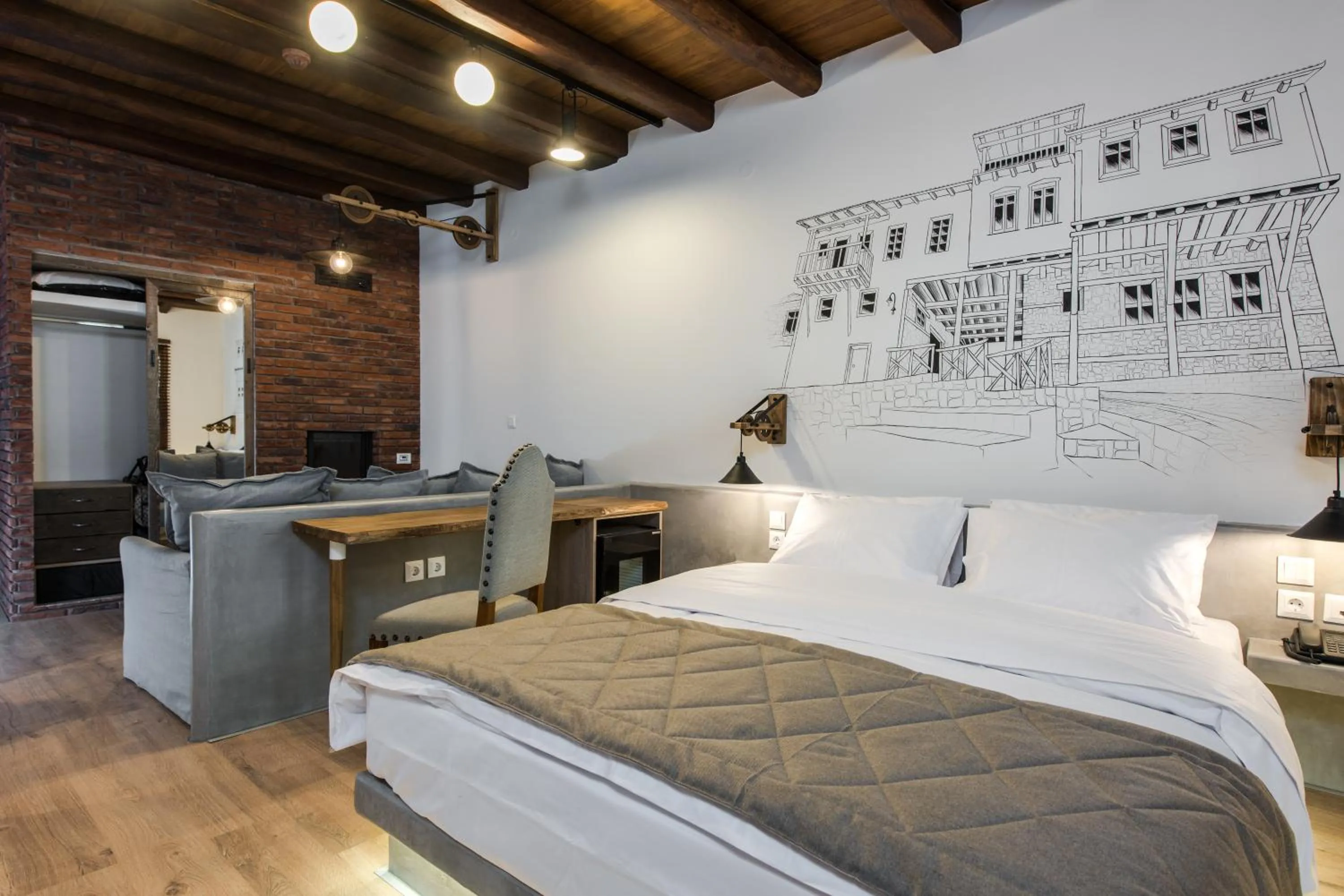 Photo of the whole room, Bed in Olganos VL Luxury Rooms & Suites