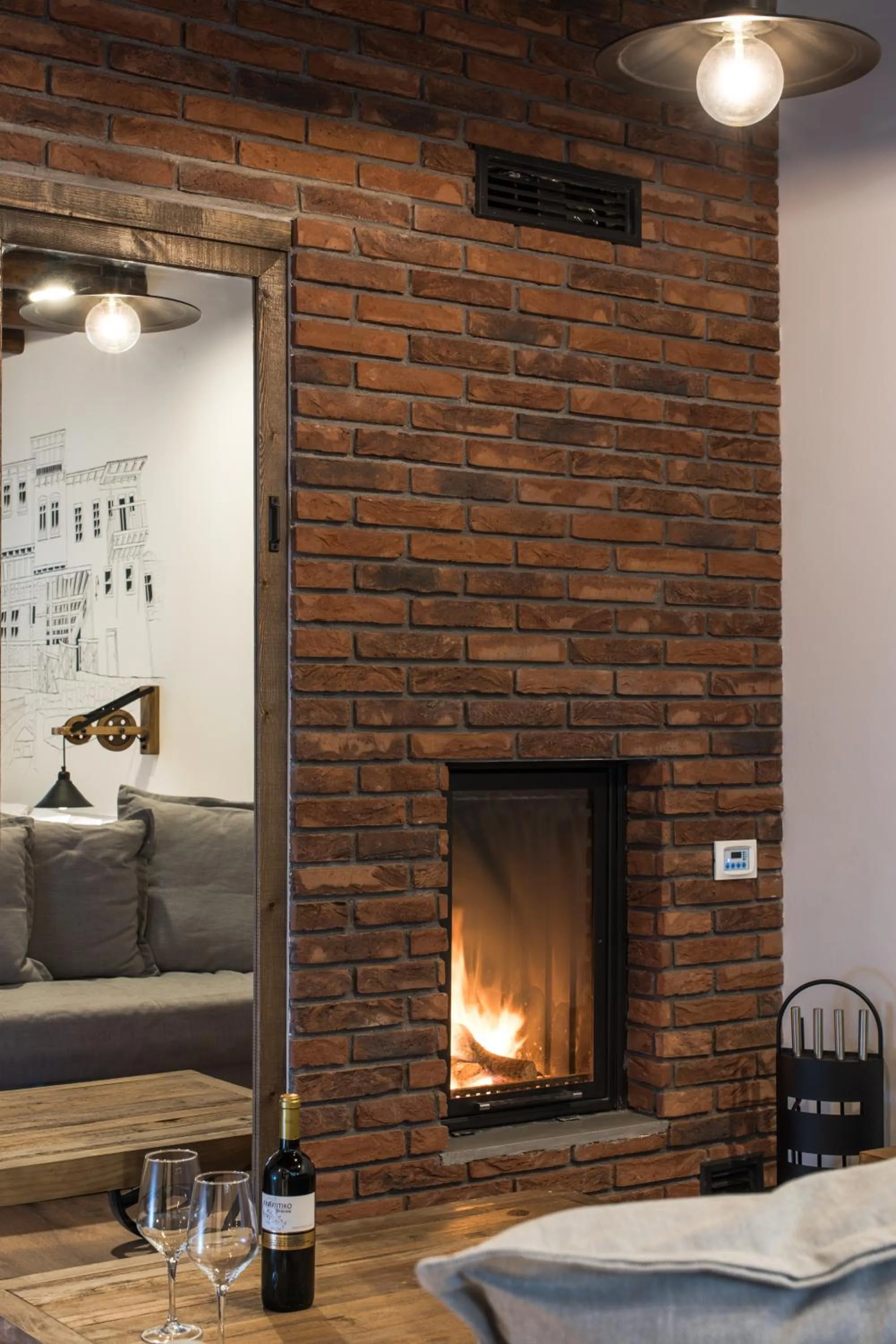 Decorative detail in Olganos VL Luxury Rooms & Suites