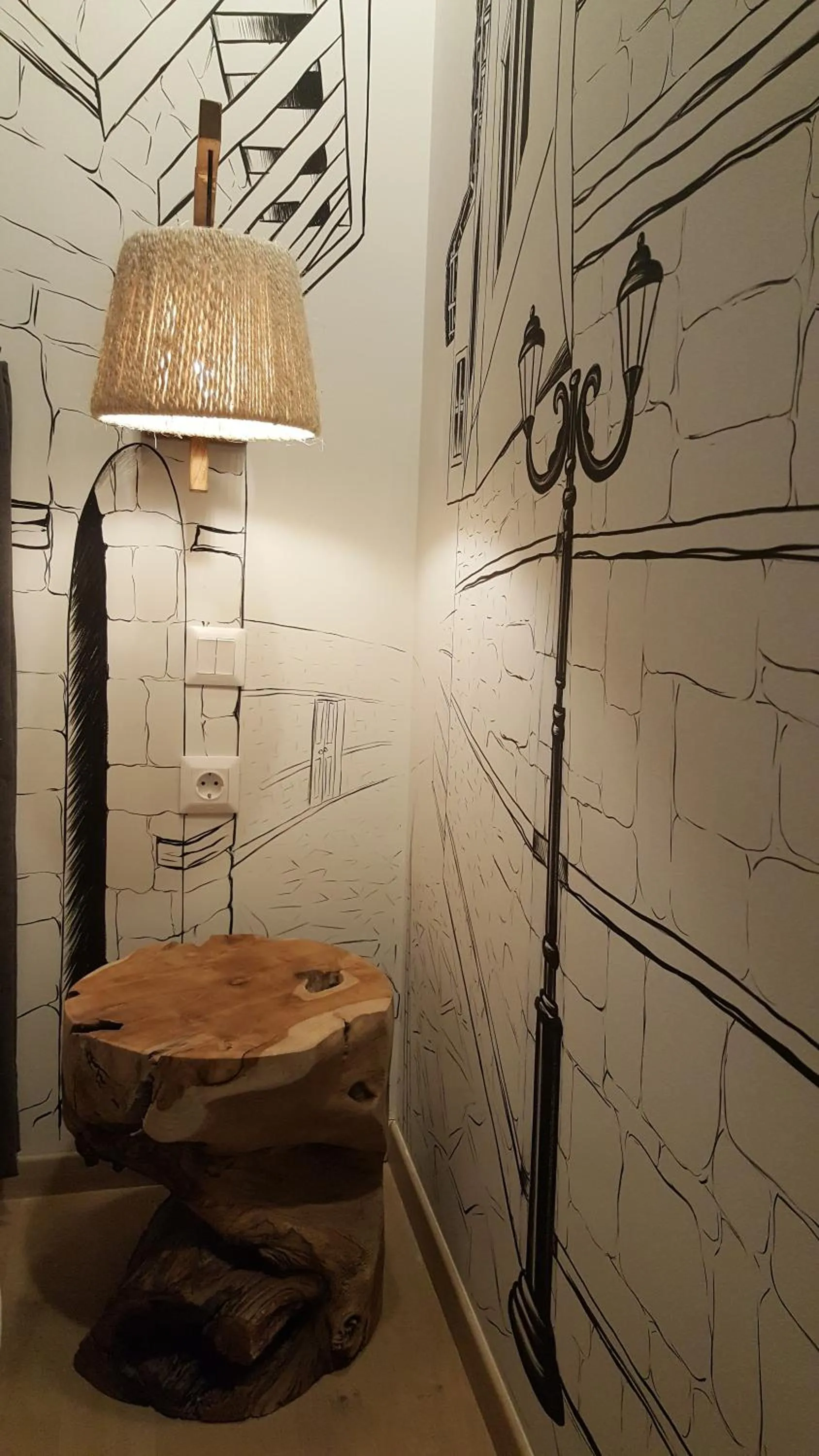 Decorative detail in Olganos VL Luxury Rooms & Suites