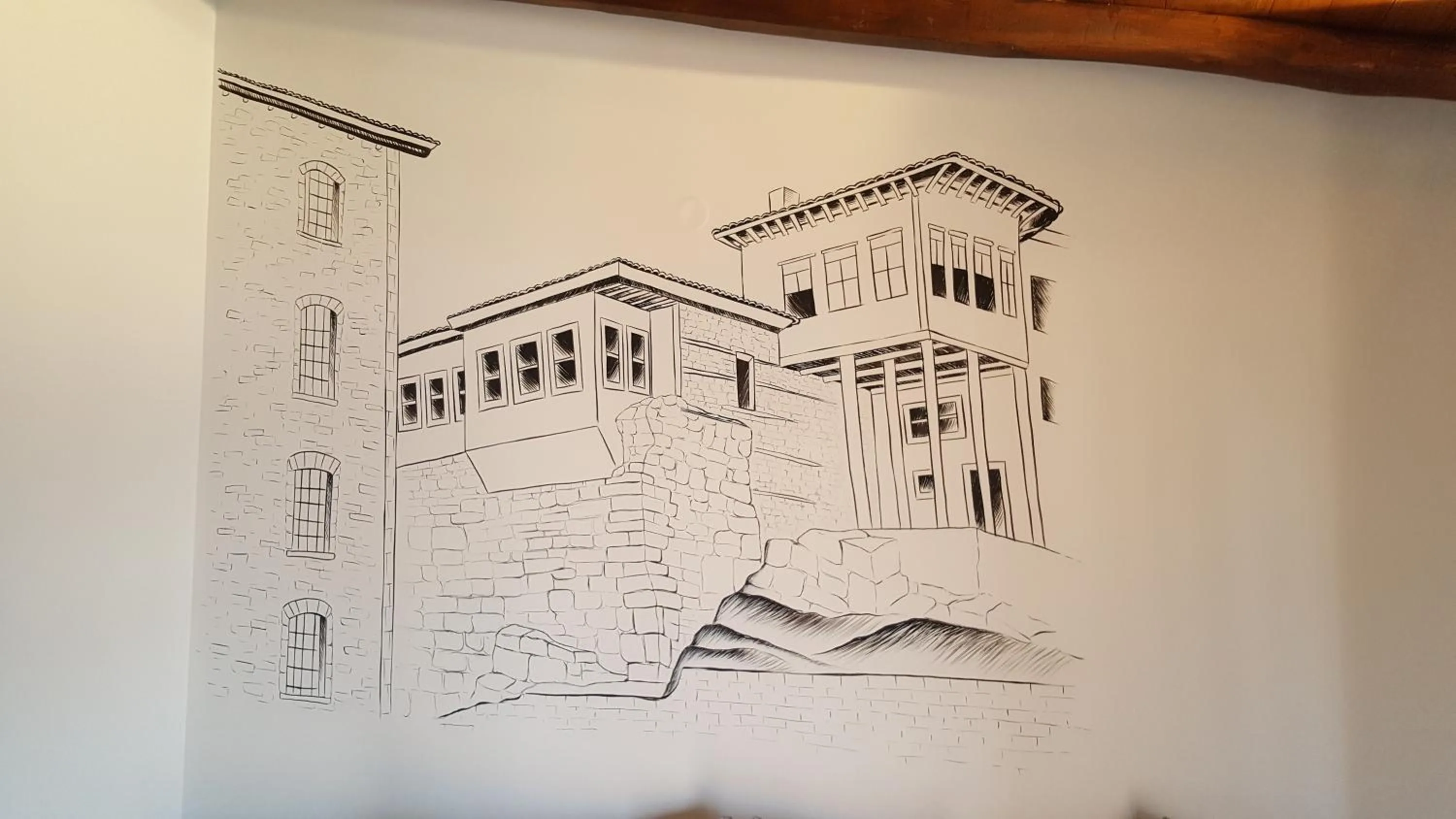 Decorative detail in Olganos VL Luxury Rooms & Suites