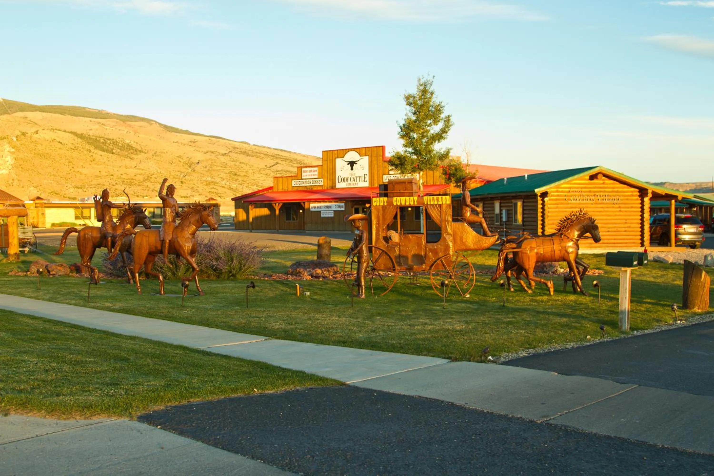 Facade/entrance in Cody Cowboy Village