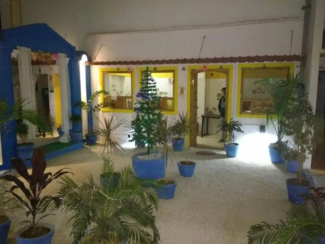 Patio in HosteLaVie - Varanasi