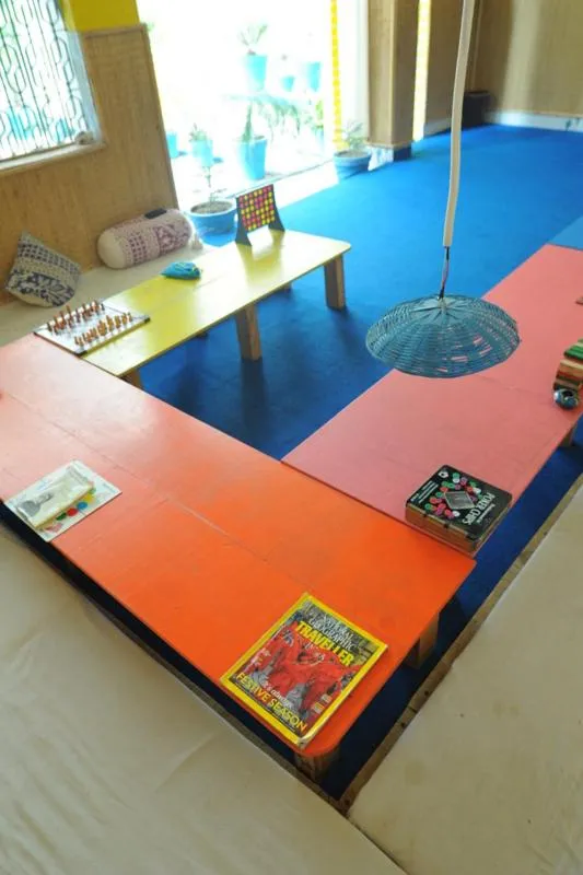 Evening entertainment in HosteLaVie - Varanasi