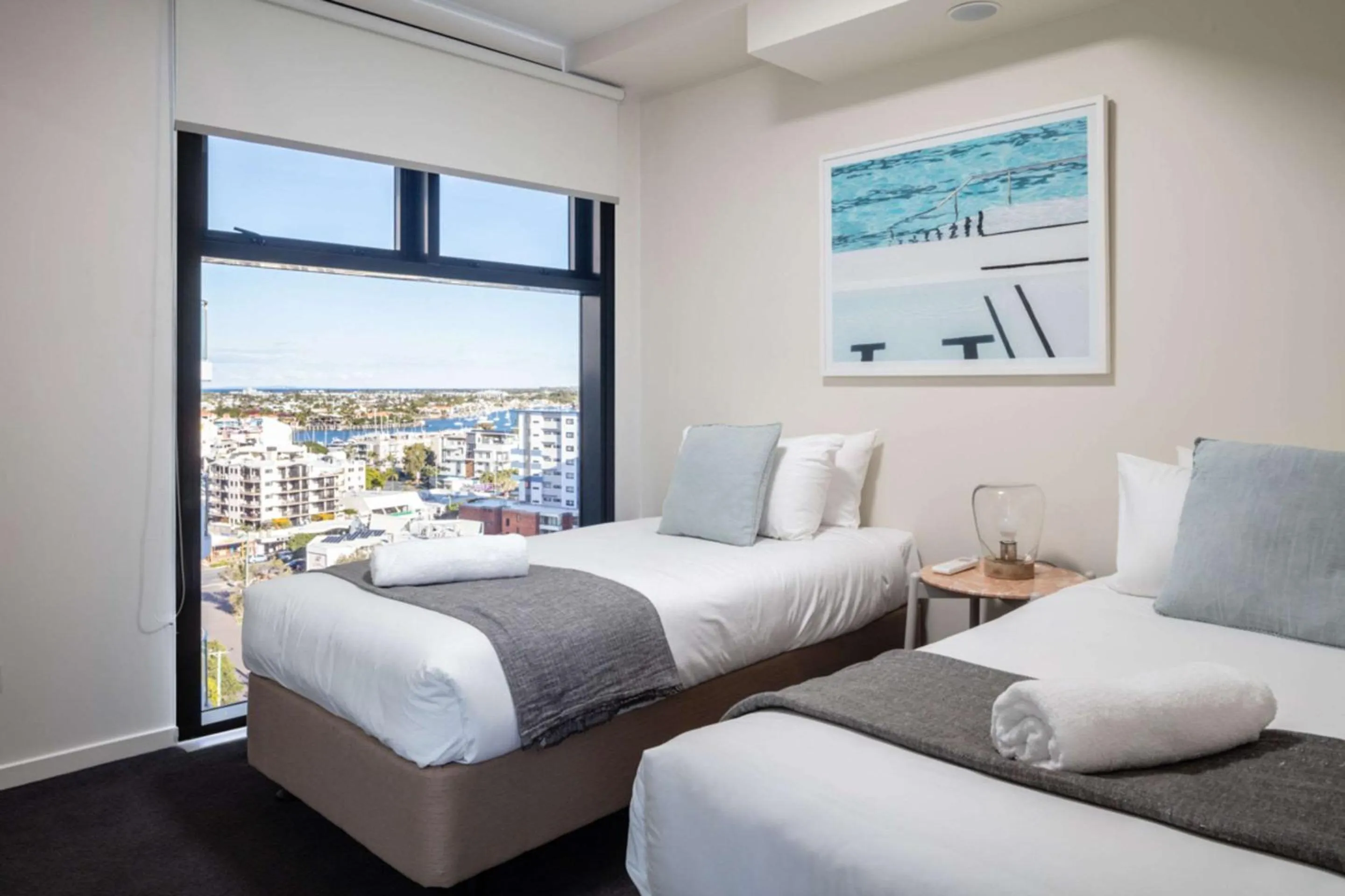Bedroom, Bed in First Light Mooloolaba, an Ascend Collection Hotel