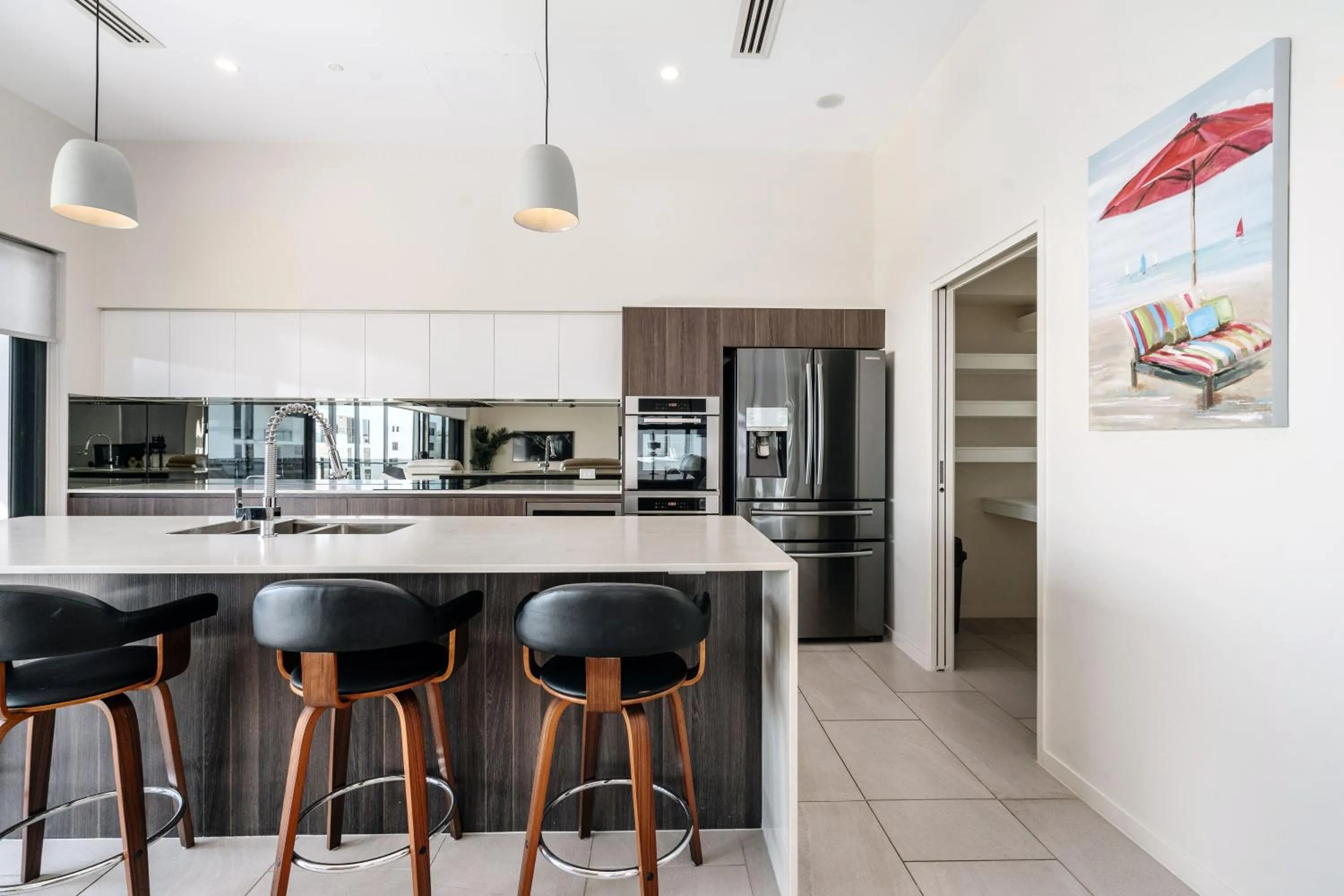 kitchen in First Light Mooloolaba, an Ascend Collection Hotel