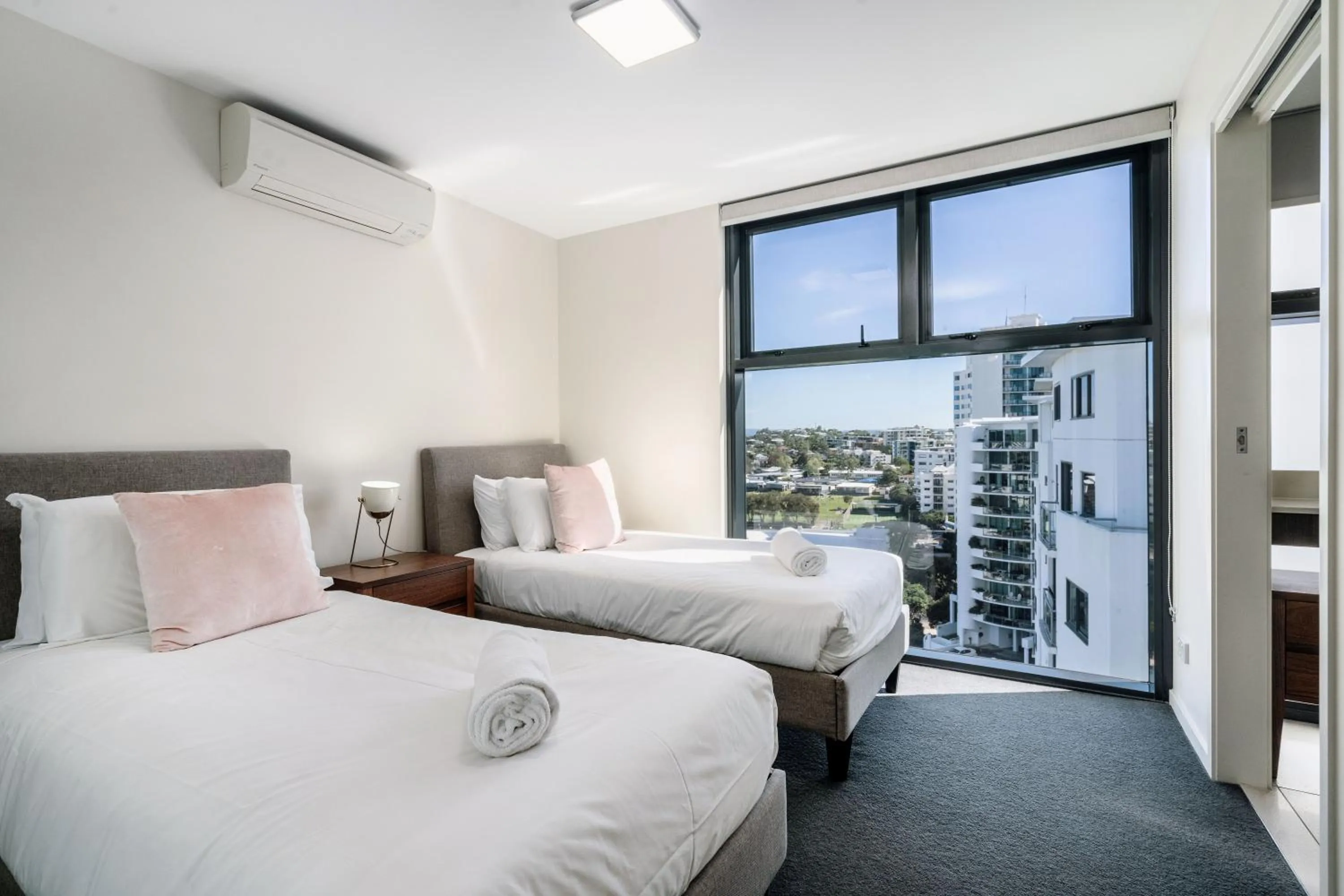 Bedroom, Bed in First Light Mooloolaba, an Ascend Collection Hotel