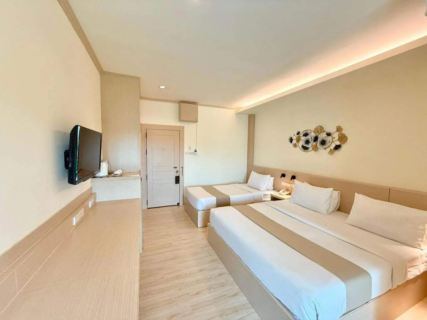 Photo of the whole room, Bed in Loei Village Hotel