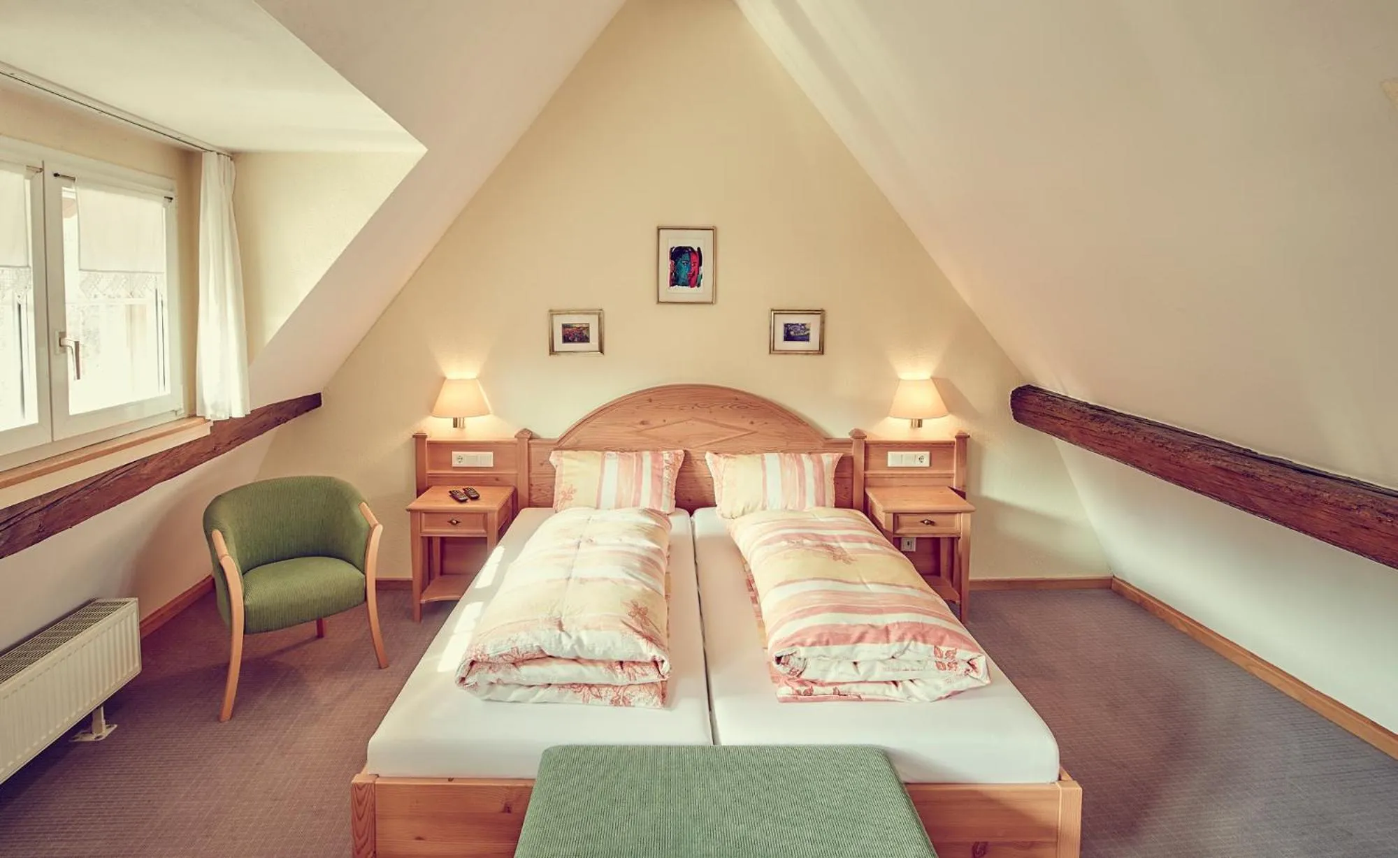 Photo of the whole room, Bed in Landgasthof zur Sonne
