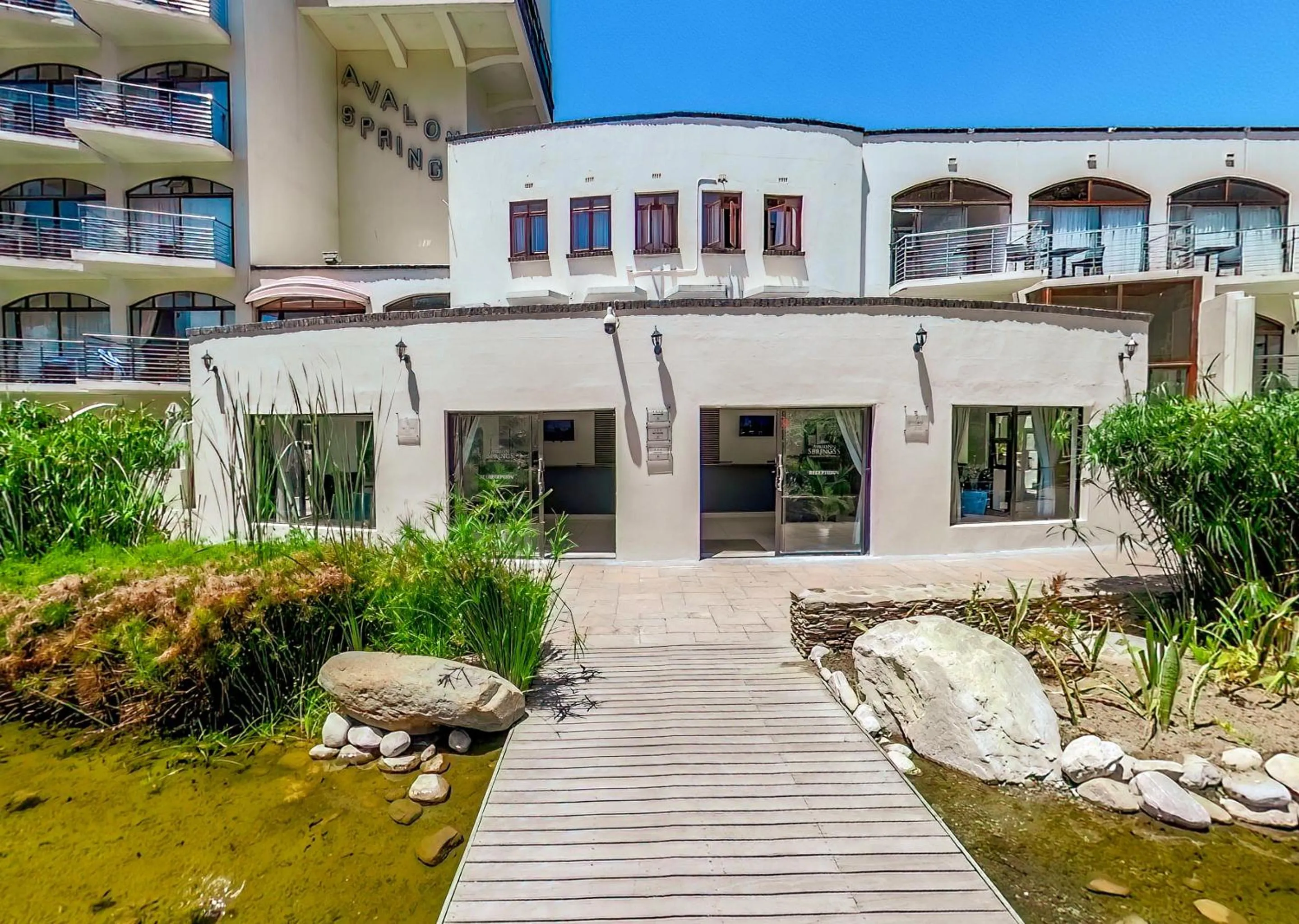 Property building in Avalon Springs by Dream Resorts