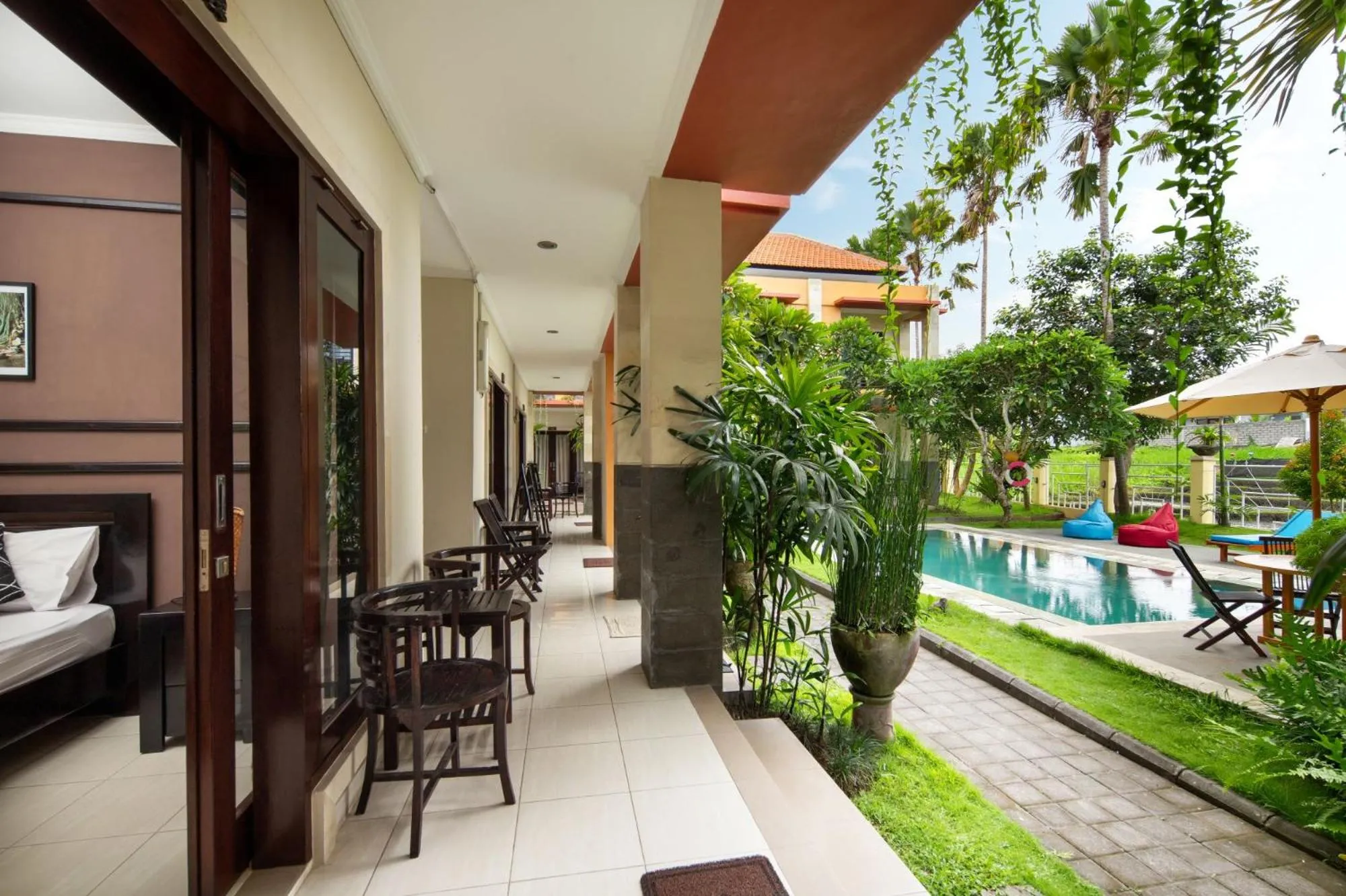 Pool view in Canggu Bona Kubu by Kamara