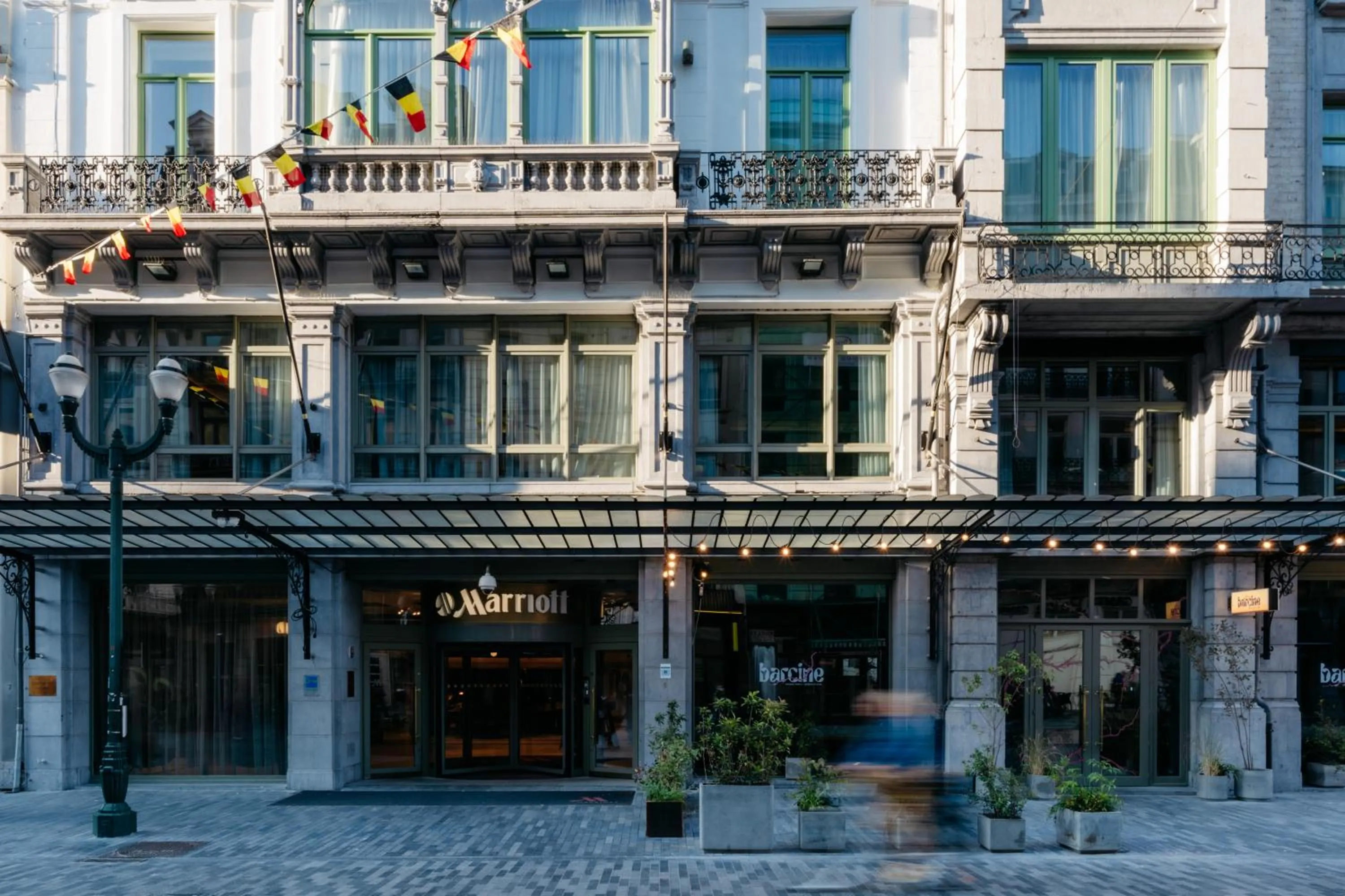 Property building in Brussels Marriott Hotel Grand Place