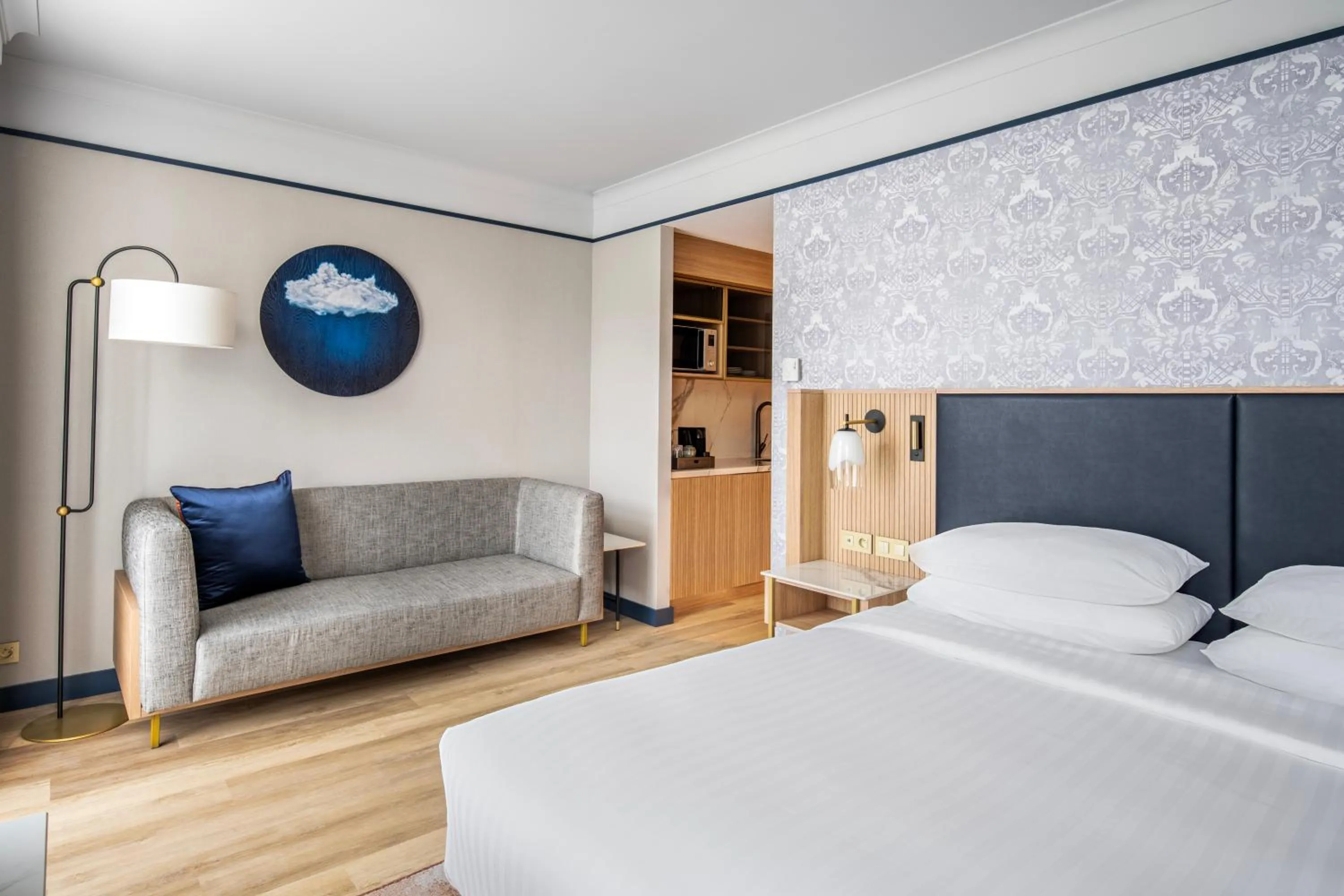 Bed in Brussels Marriott Hotel Grand Place