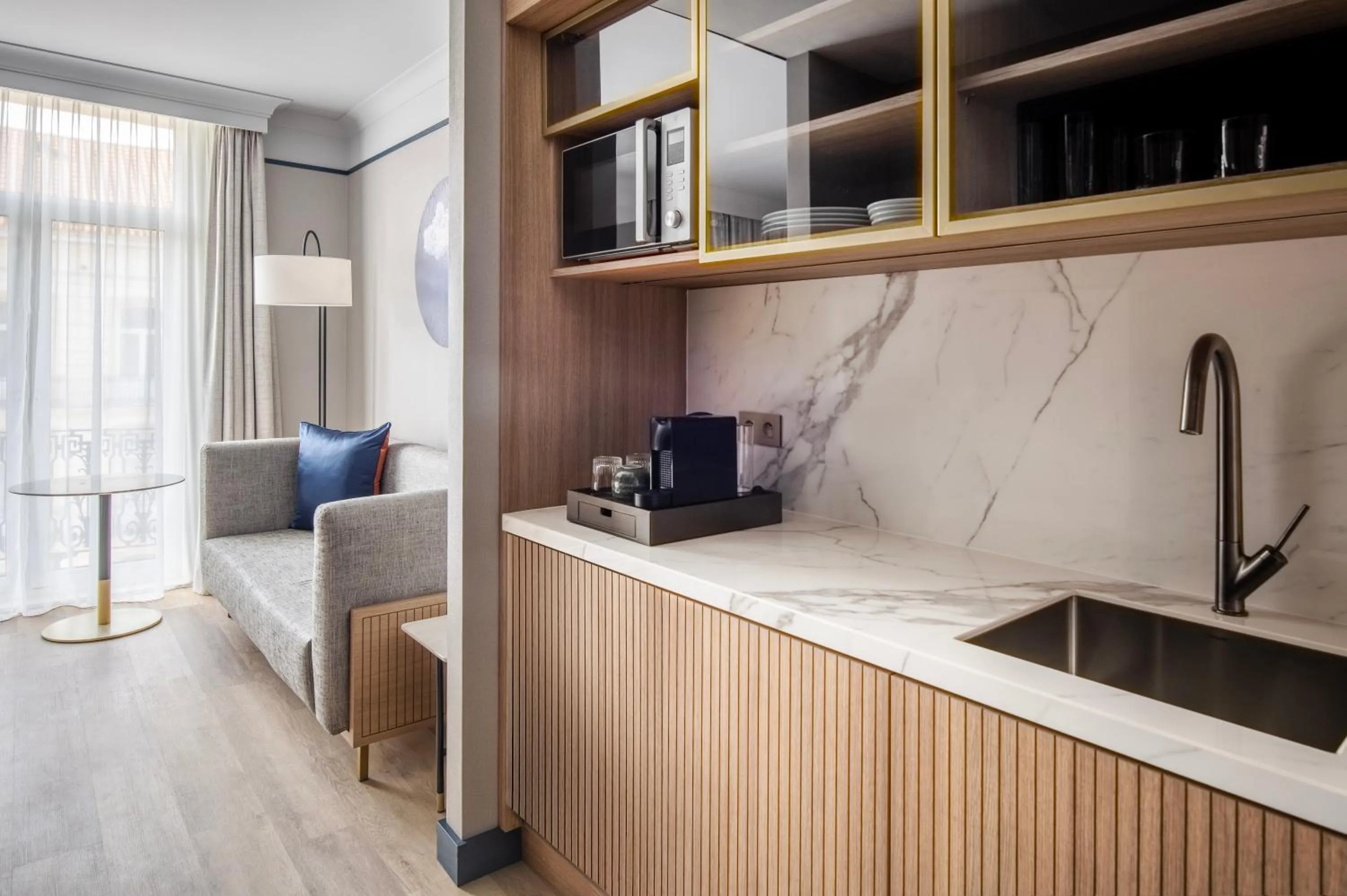 Kitchen or kitchenette in Brussels Marriott Hotel Grand Place