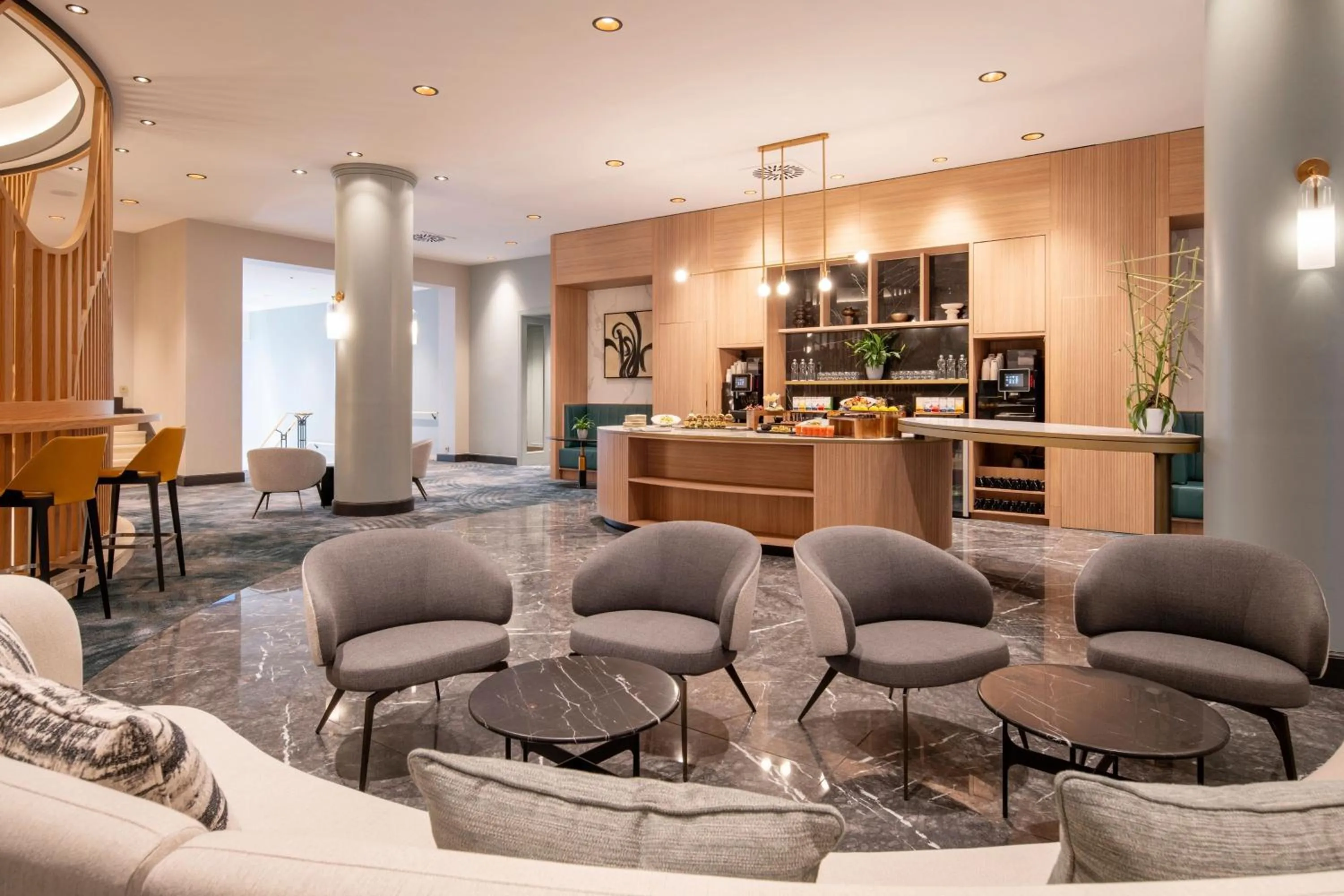 Lounge or bar in Brussels Marriott Hotel Grand Place