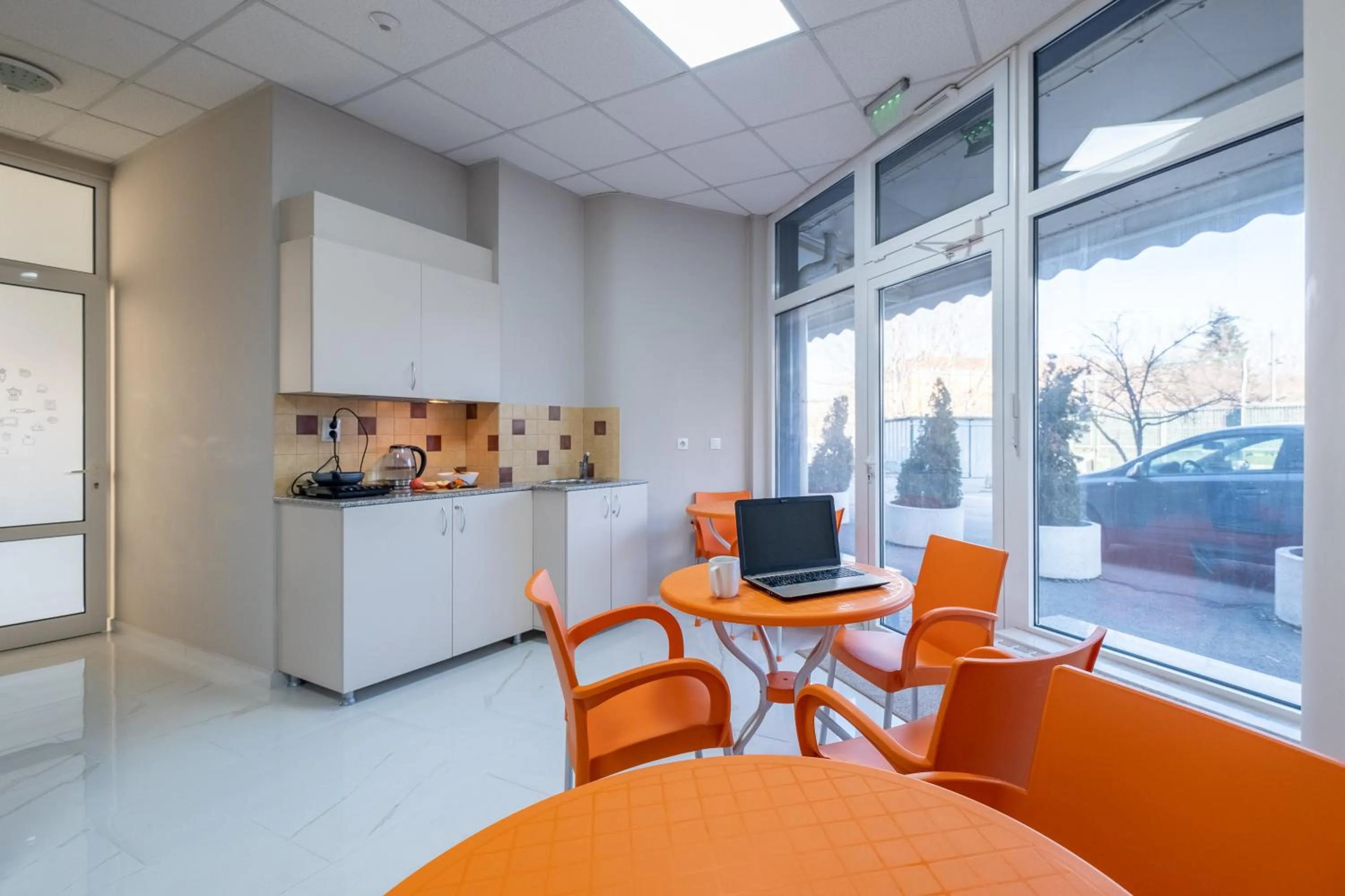 Living room in Blue Label Apart House