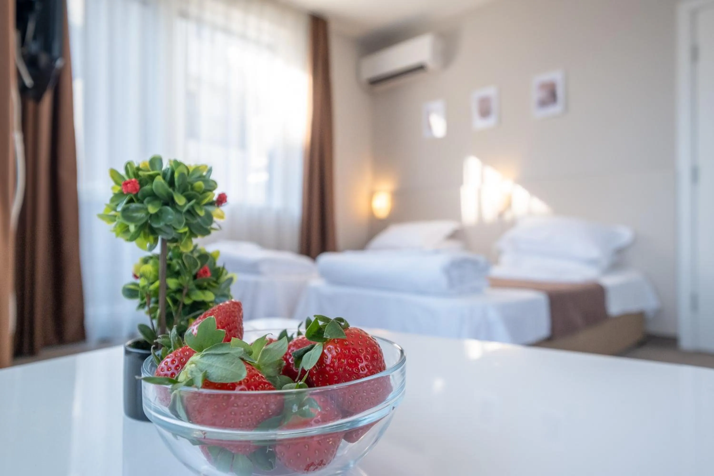 Photo of the whole room, Bed in Blue Label Apart House