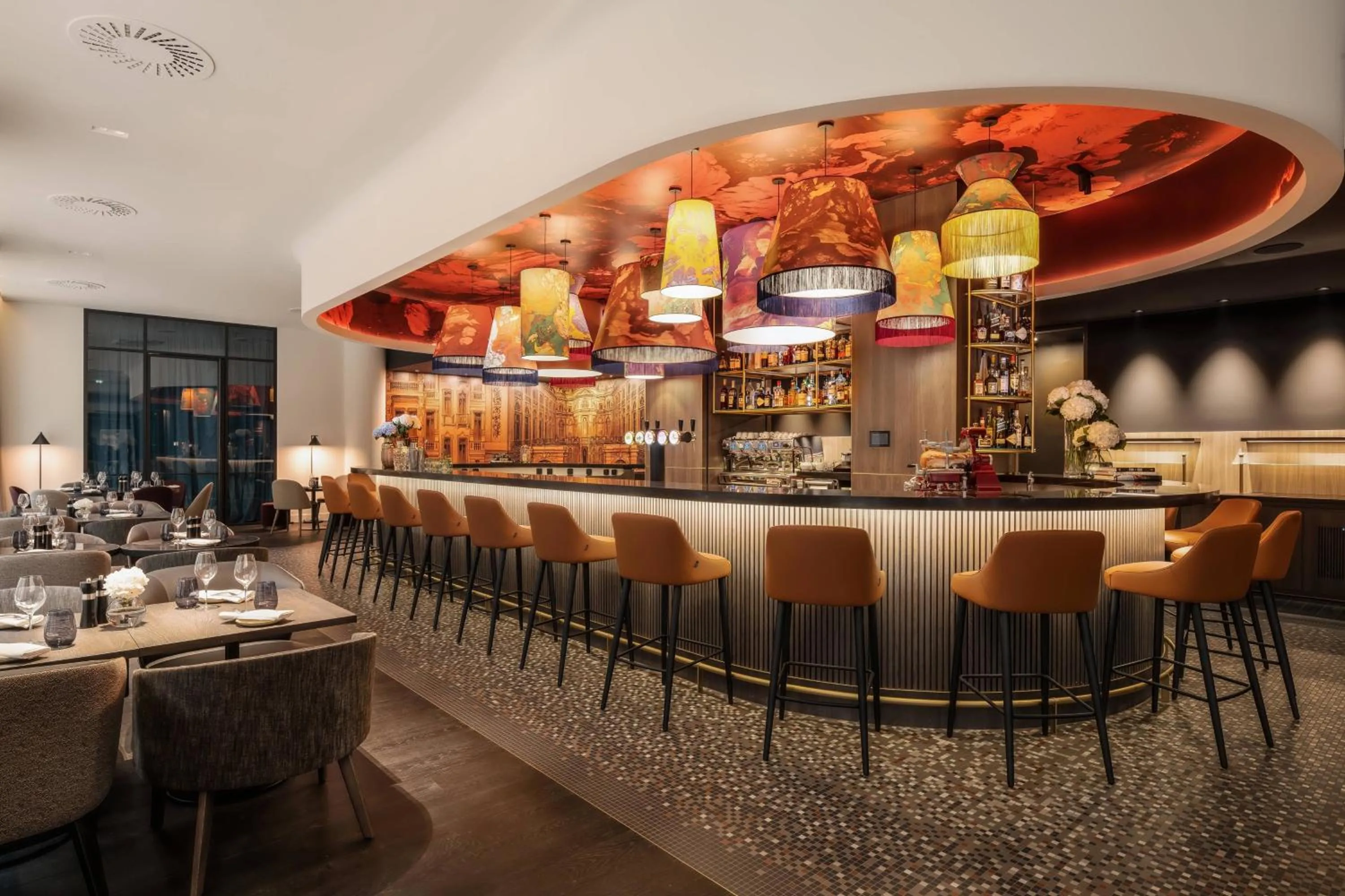 Lounge or bar in Renaissance Brussels Hotel