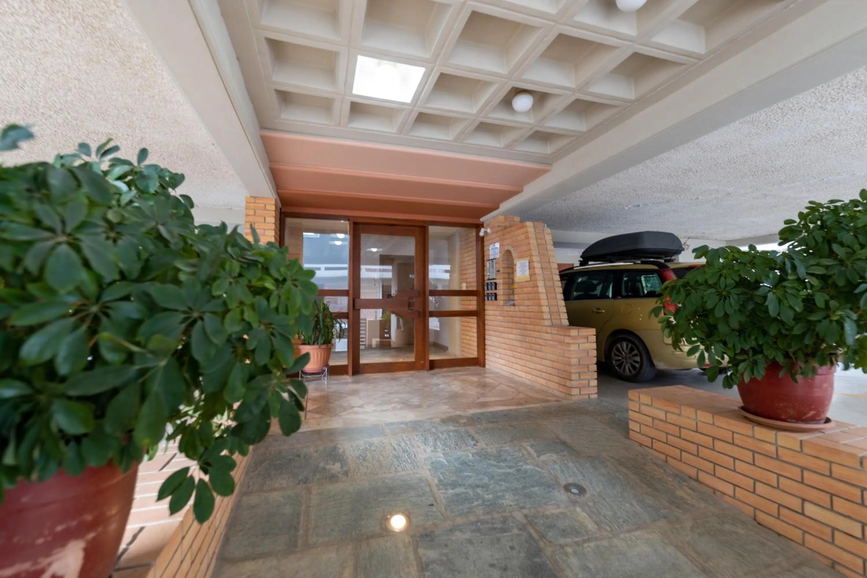 Property building in A&J Apartments or Rooms athens airport