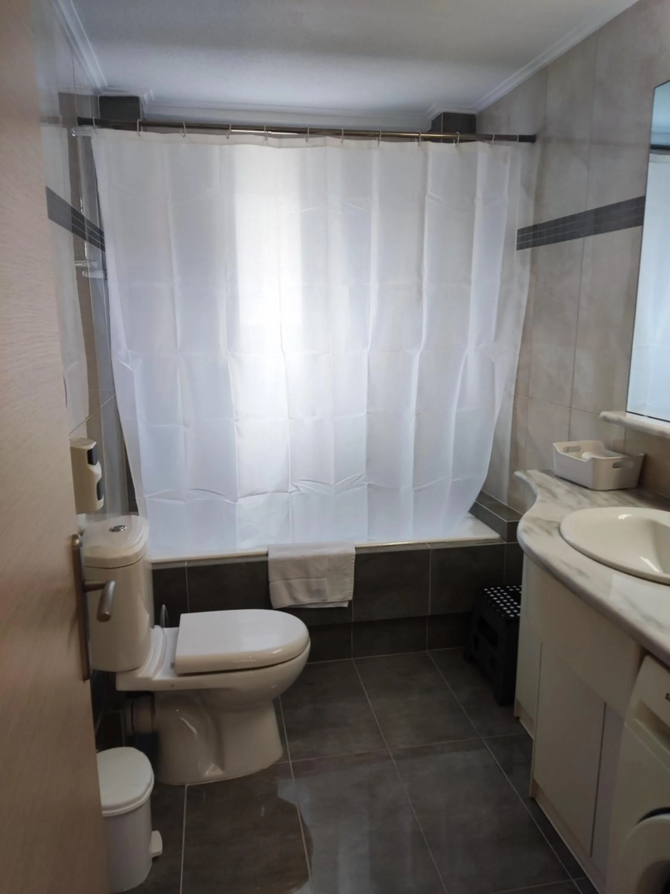 Toilet in A&J Apartments or Rooms athens airport