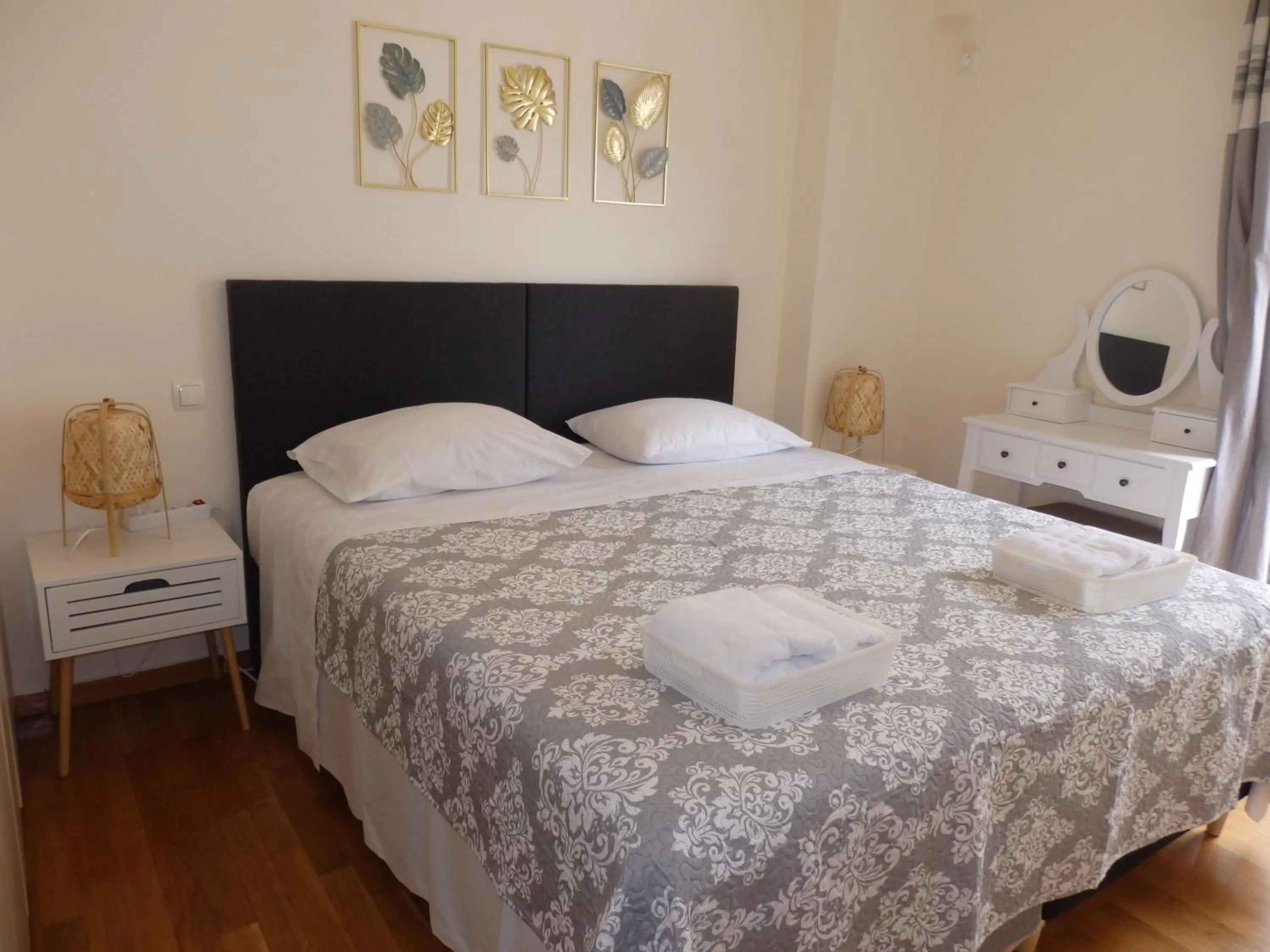 Bedroom, Bed in A&J Apartments or Rooms athens airport