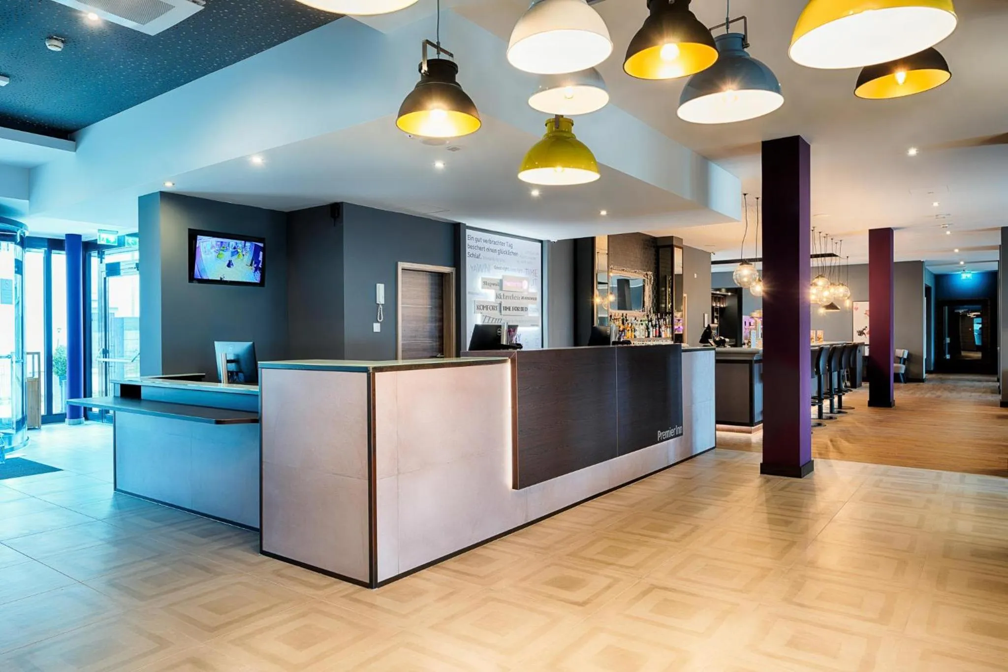 Lobby or reception in Premier Inn Lindau