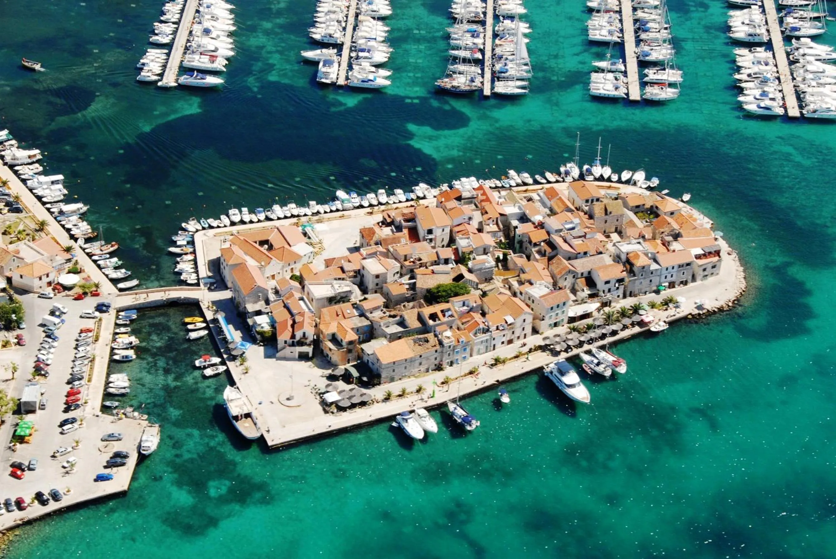 Bird's eye view in Villa Diana