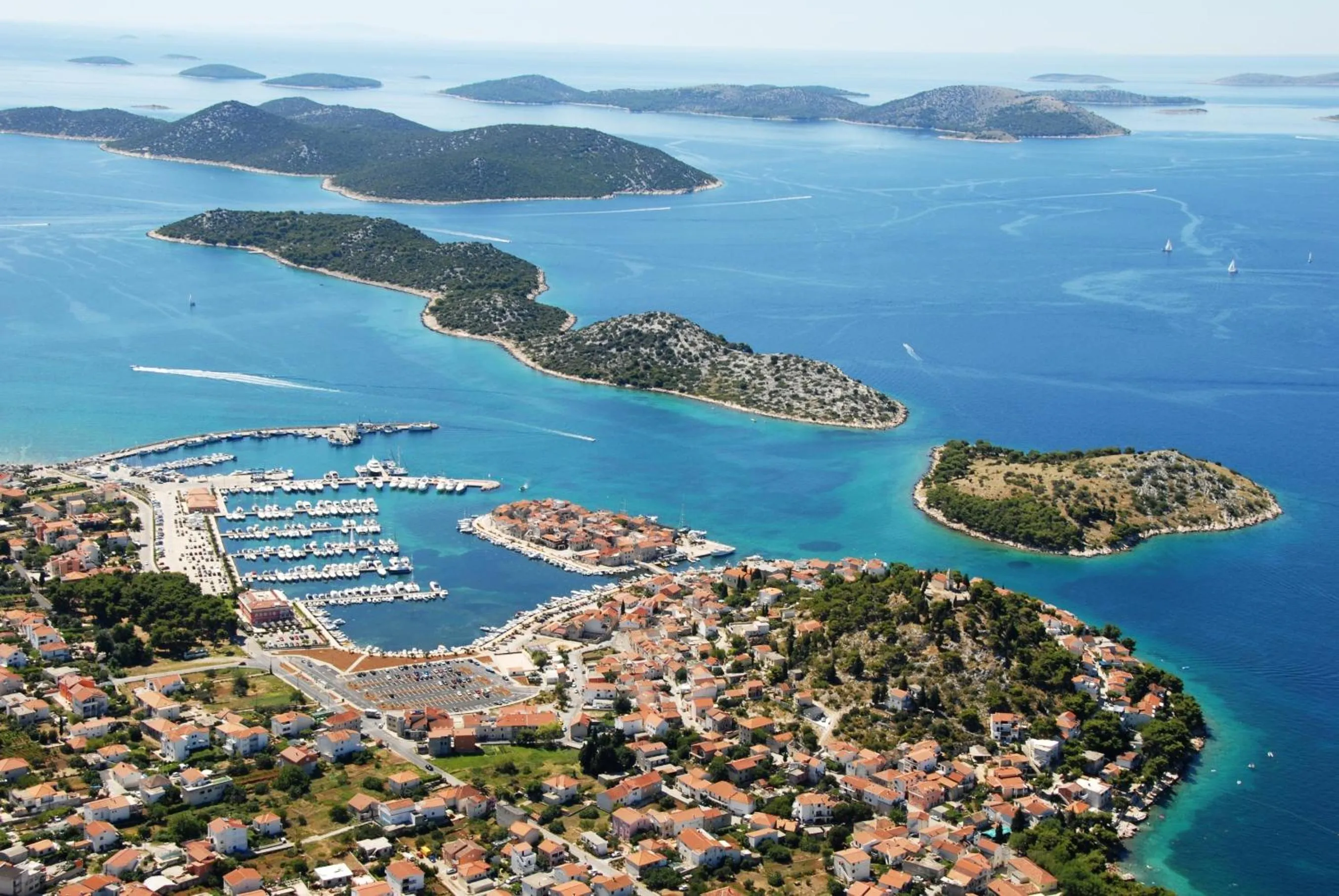 Bird's eye view in Villa Diana