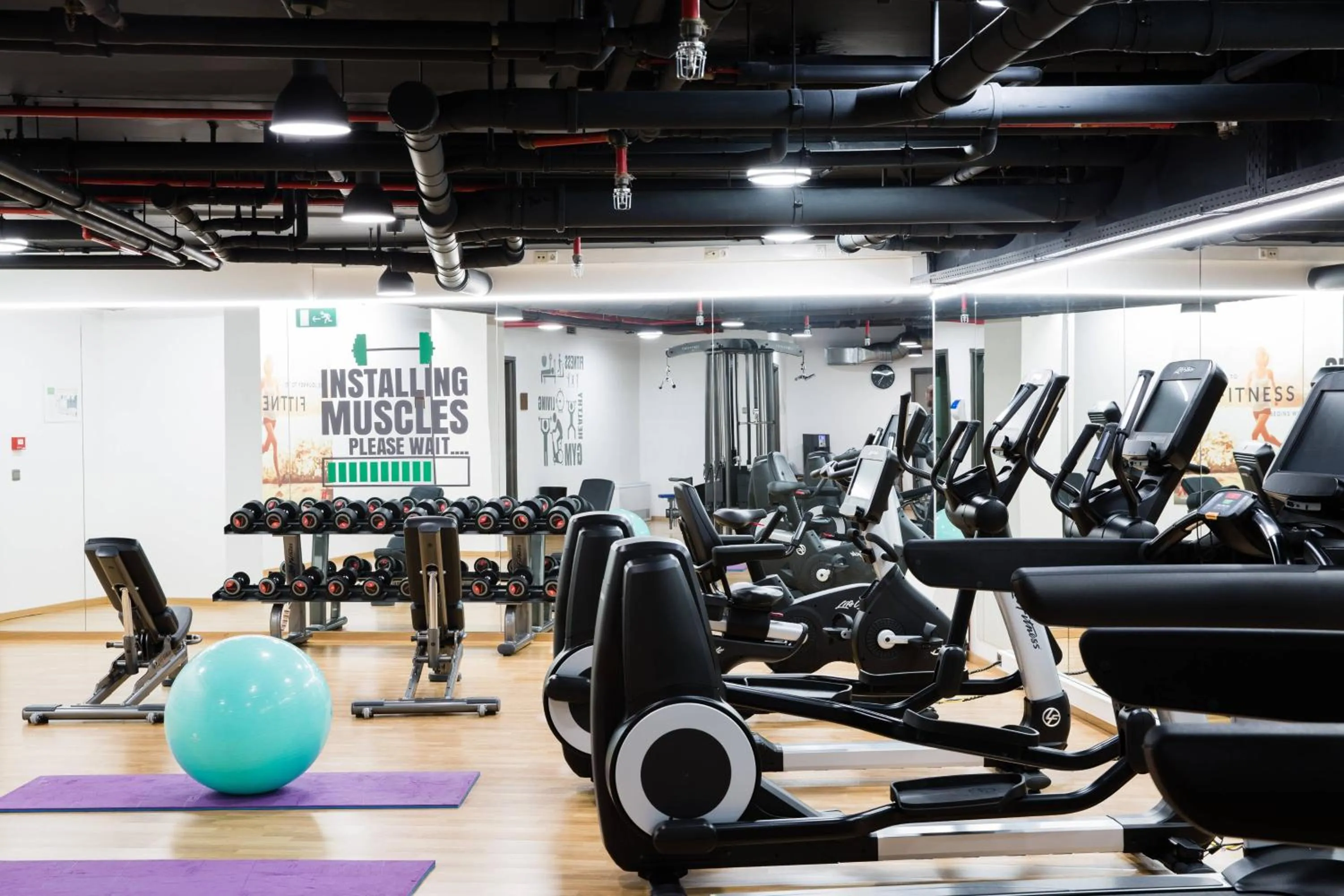 Fitness centre/facilities in Courtyard By Marriott Brussels