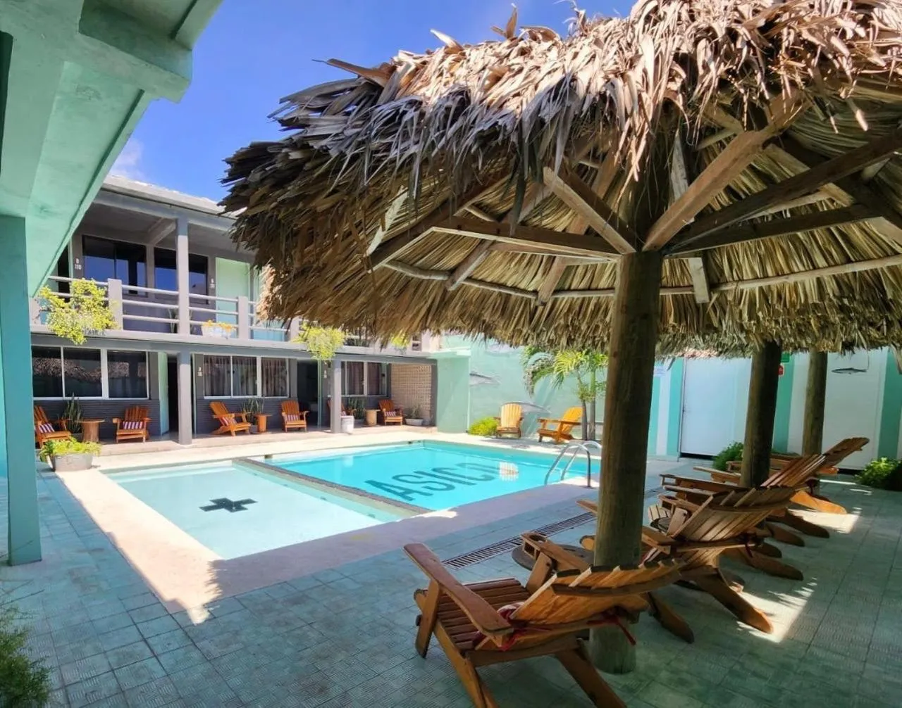 Swimming pool in Mas Basico Hotel