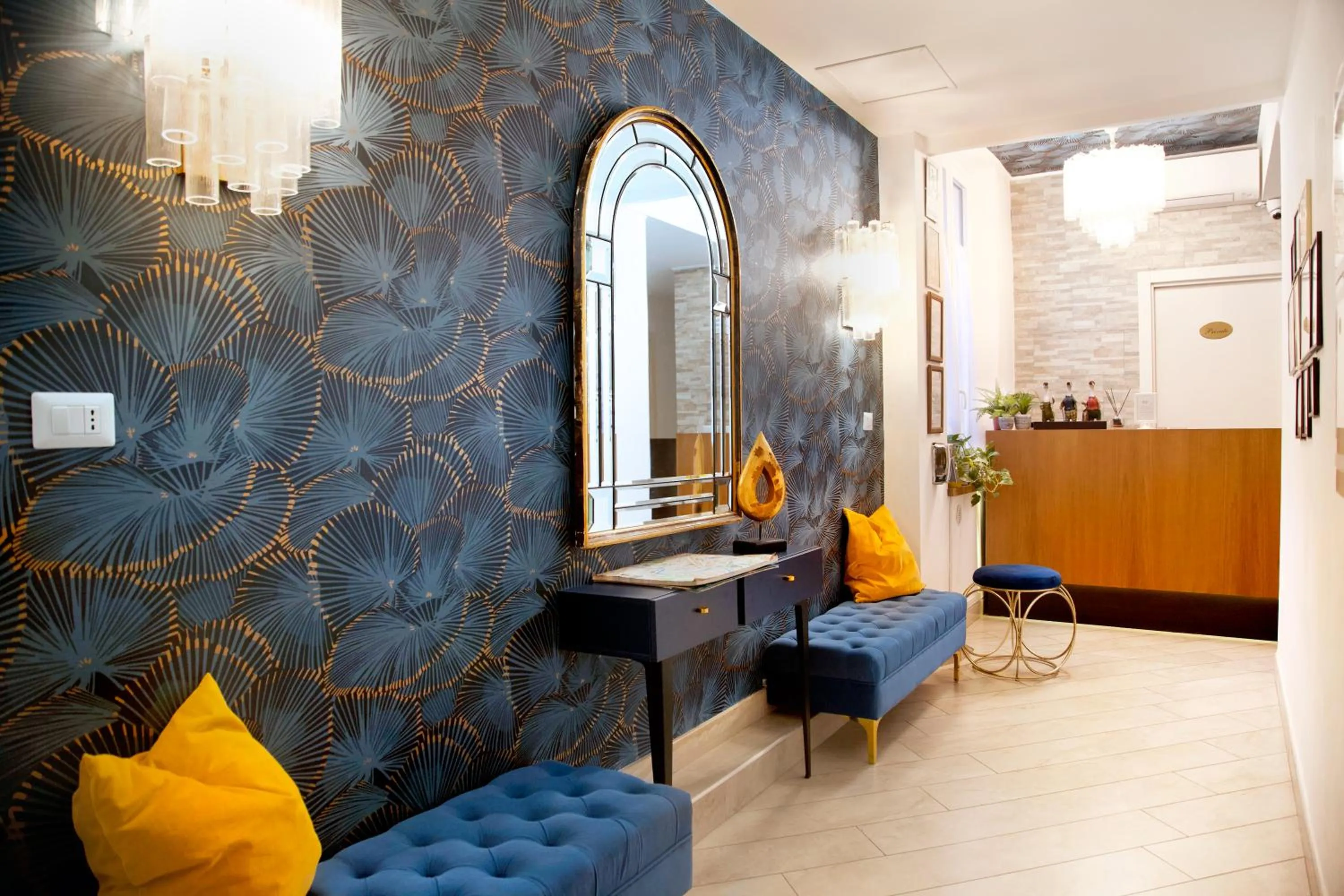 Lobby or reception in Hotel Anacapri