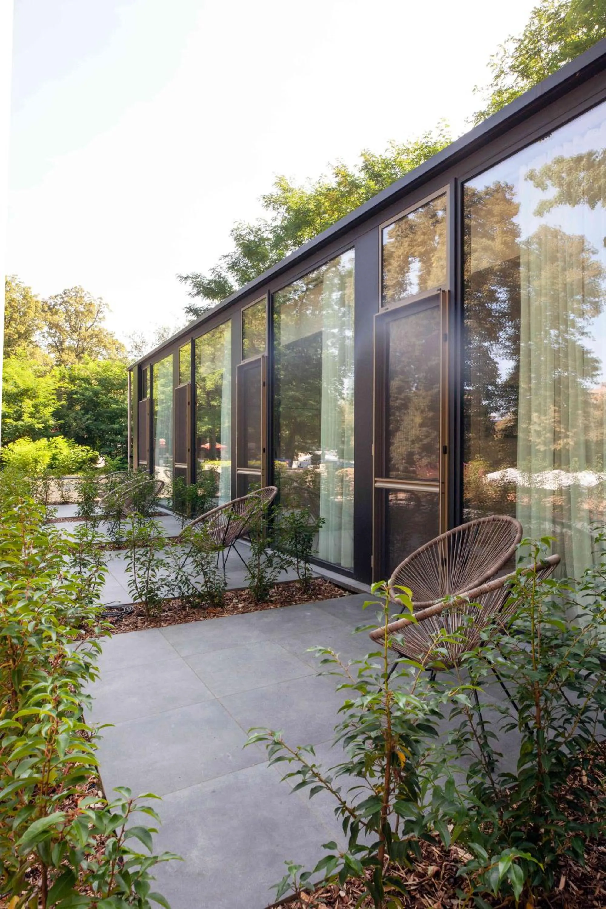 Balcony/Terrace in Hotel The Lodge Heverlee