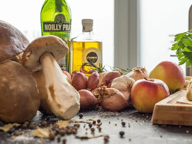 Food close-up in Hensens Residenz