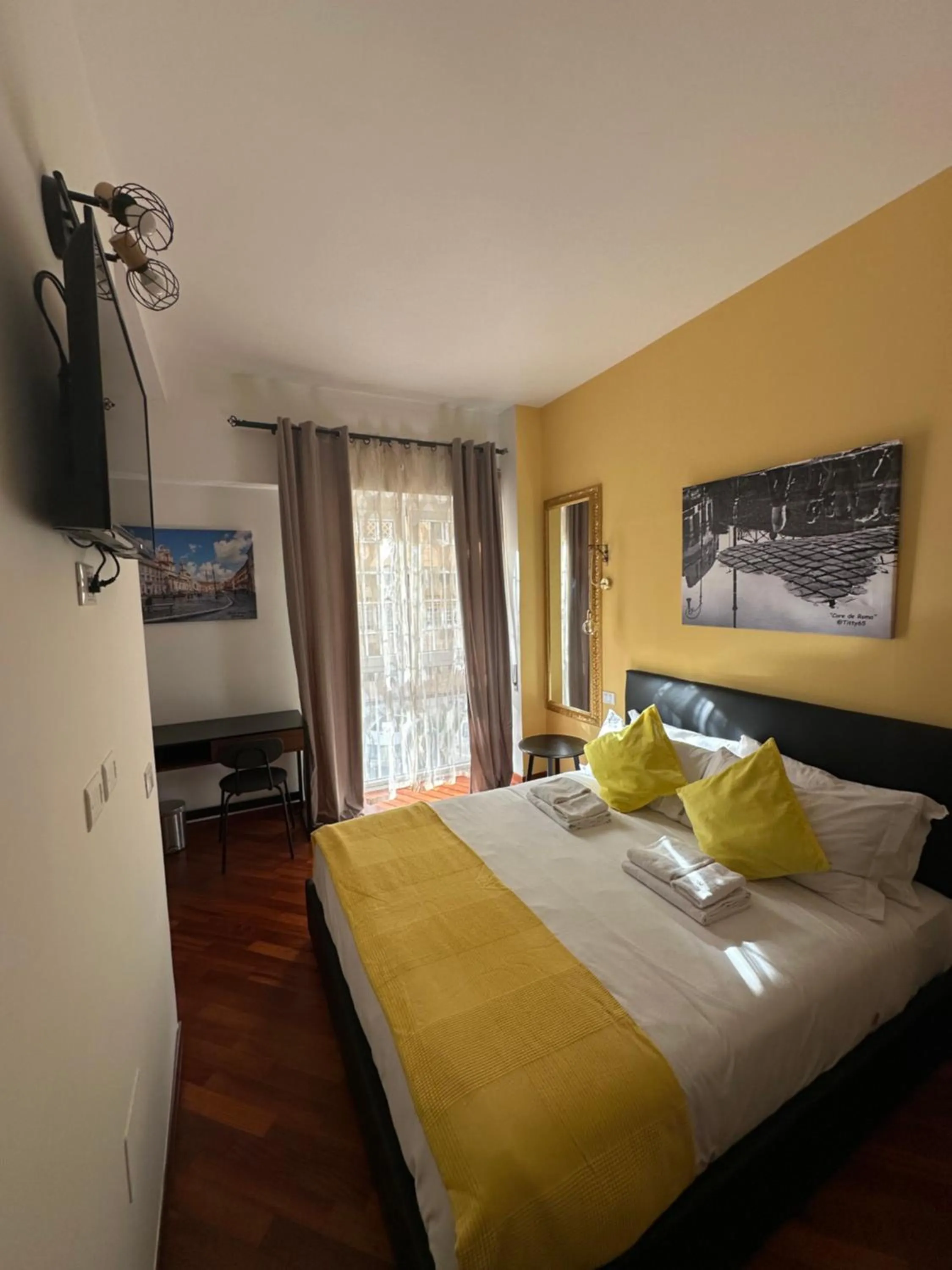 Bed in Vatican QG Rooms