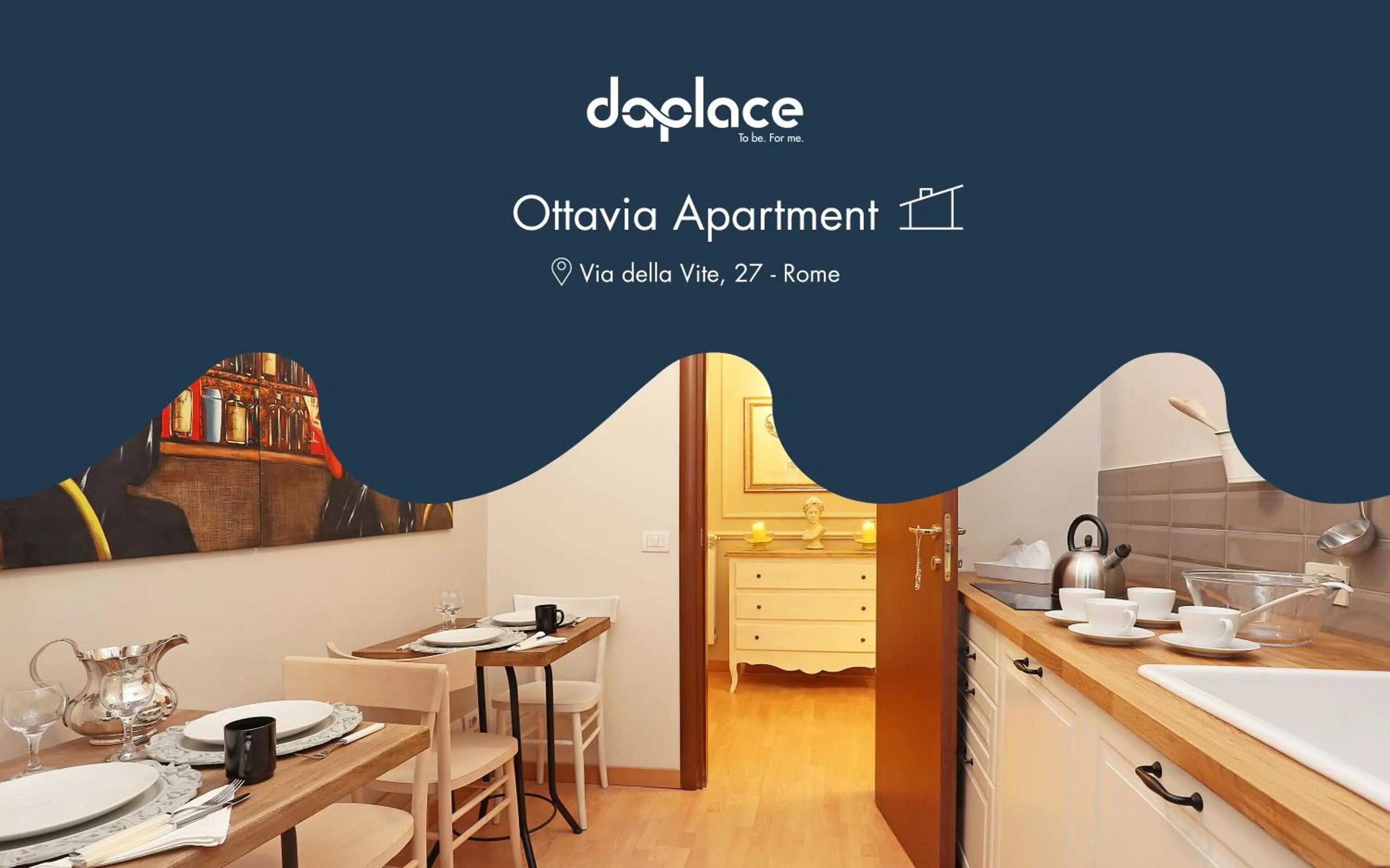 Text overlay in Daplace - Ottavia Apartment