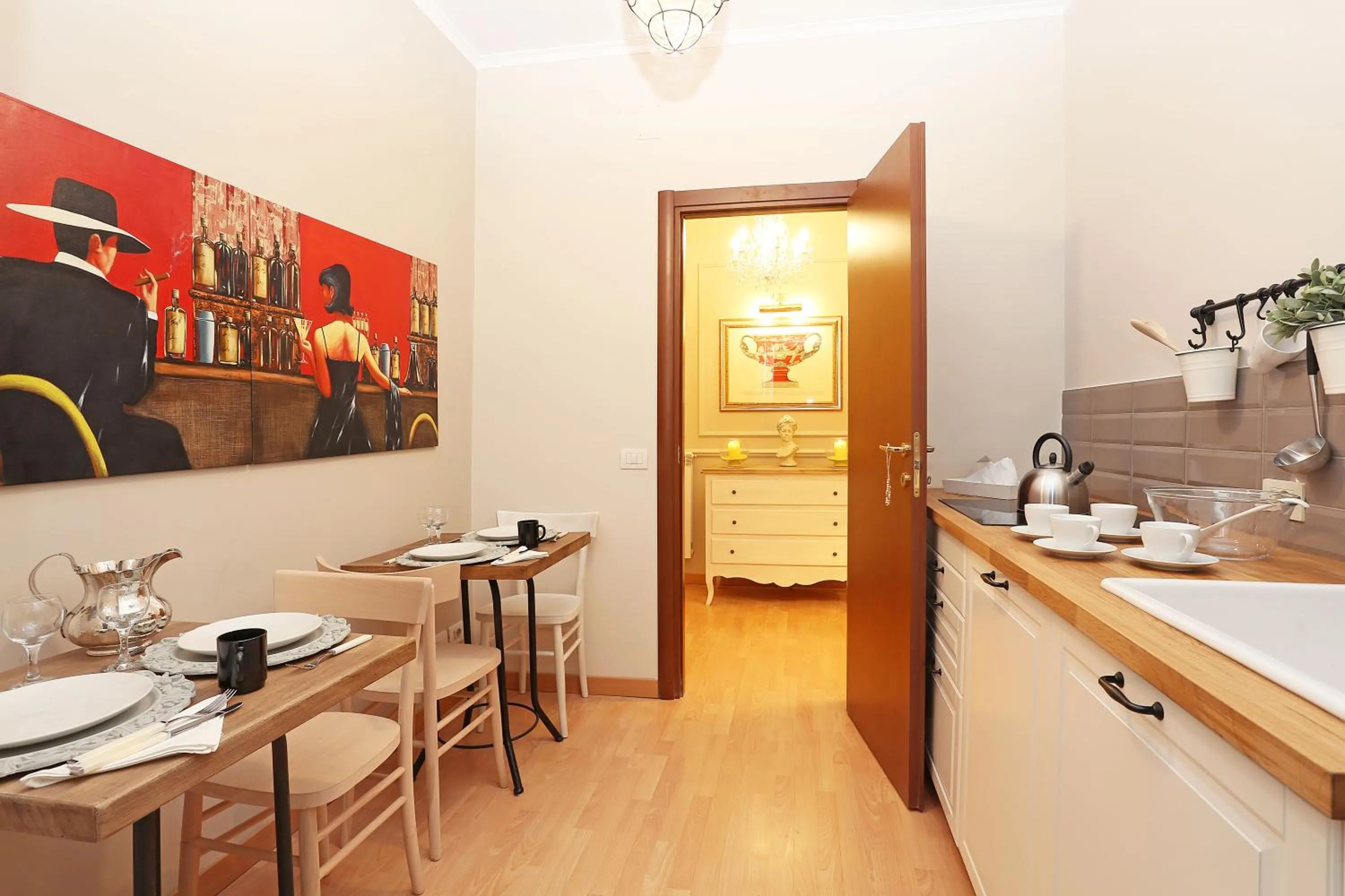 Kitchen or kitchenette in Daplace - Ottavia Apartment
