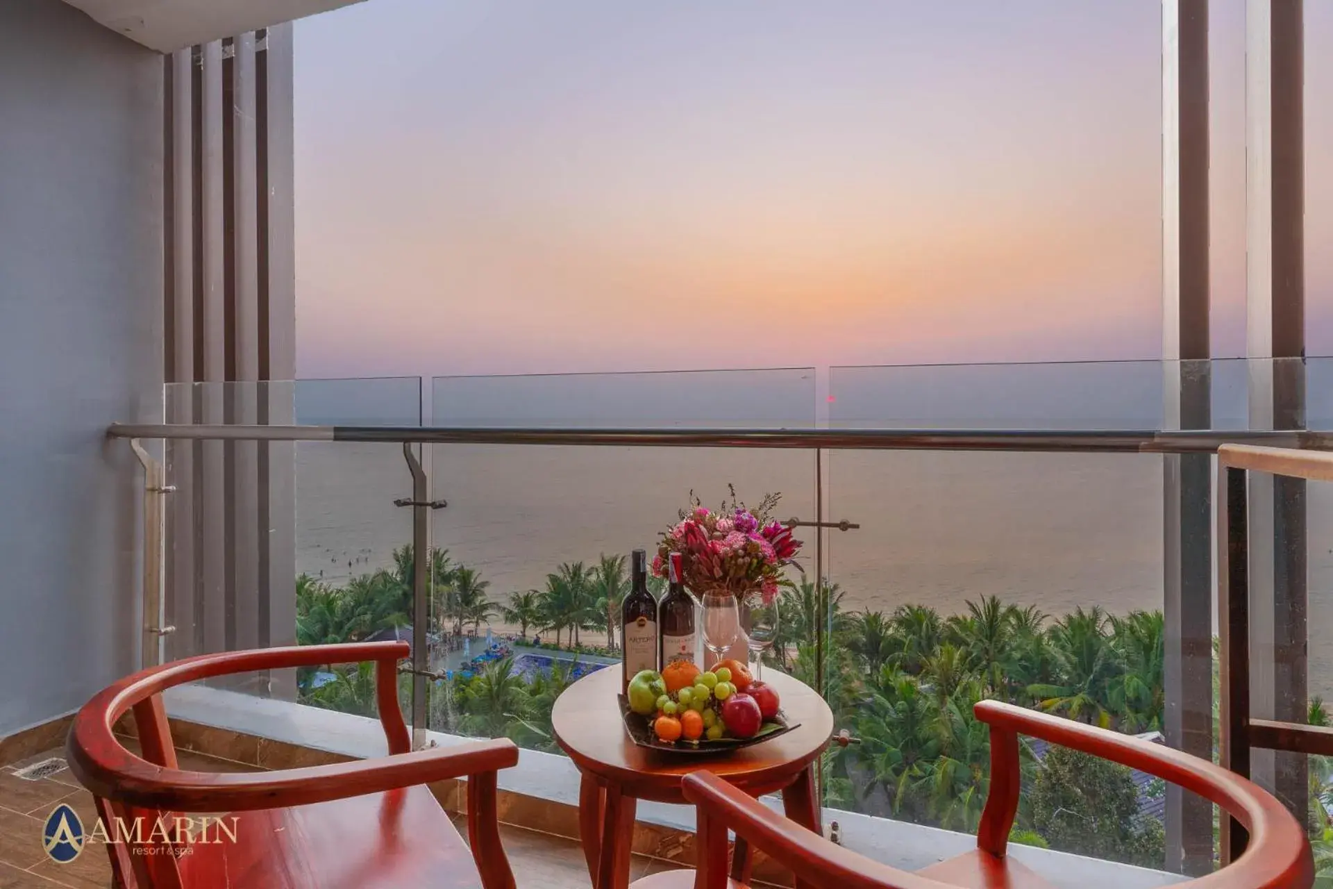 Deluxe Double Room with Balcony and Sea View in Amarin Resort & Spa Phu Quoc Deluxe Double Room with Balcony and Sea View in Amarin Resort & Spa Phu Quoc