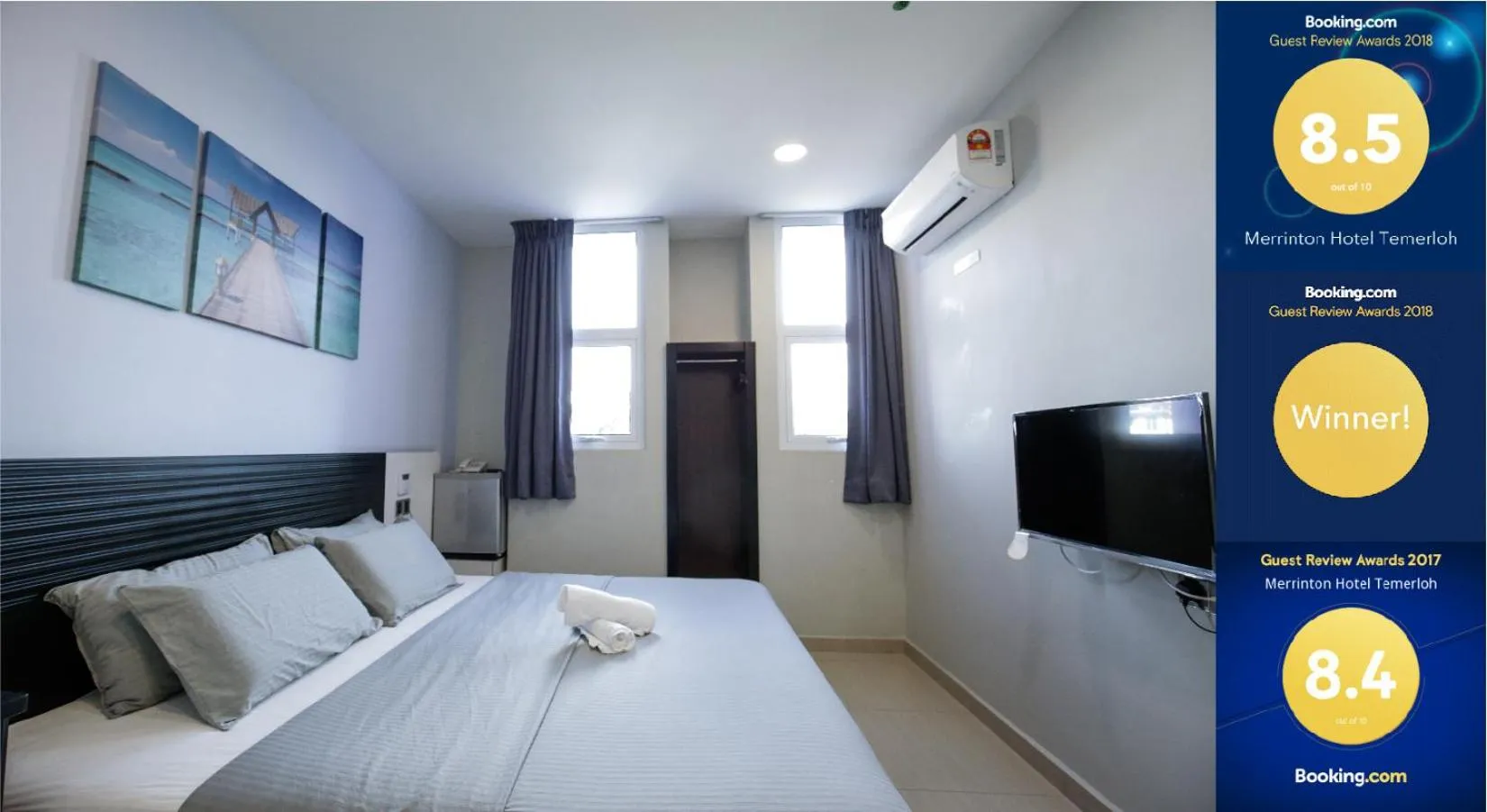 Photo of the whole room, Bed in Merrinton Hotel Temerloh