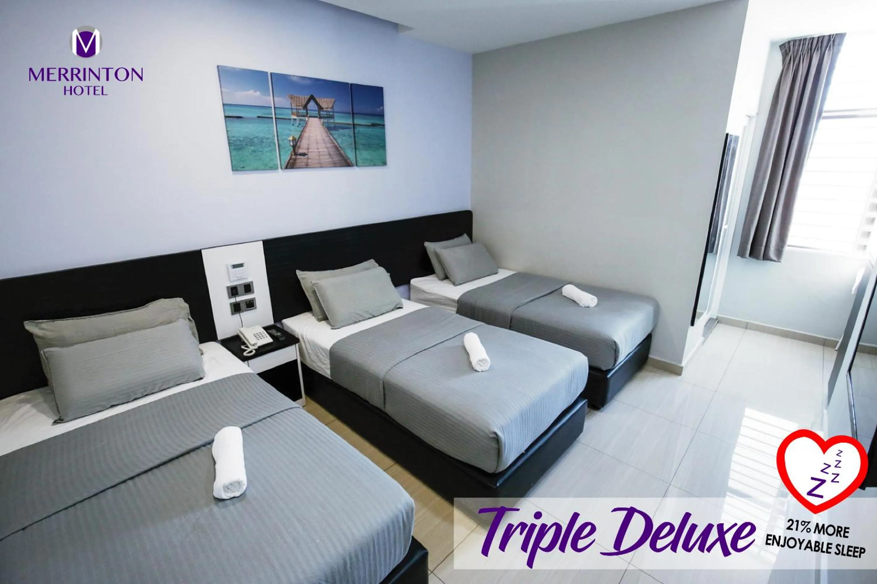 Bedroom, Bed in Merrinton Hotel Temerloh