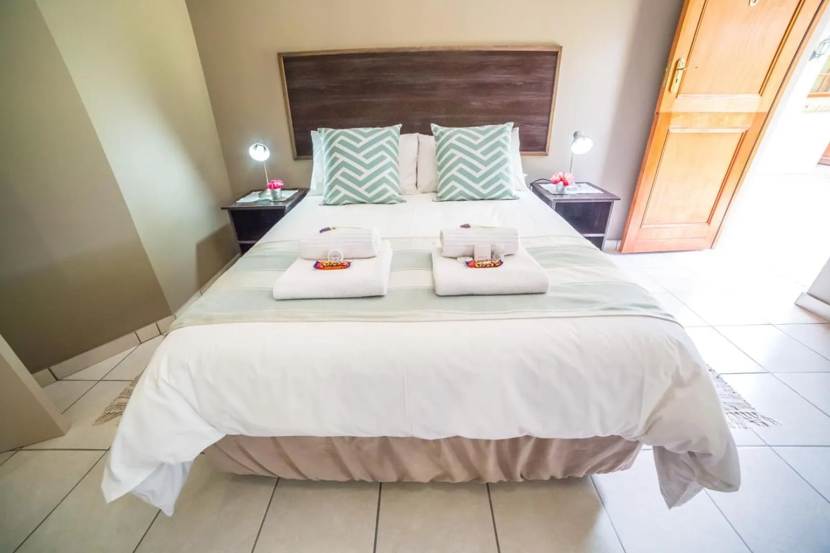 Bed in Beryl1 Guest House