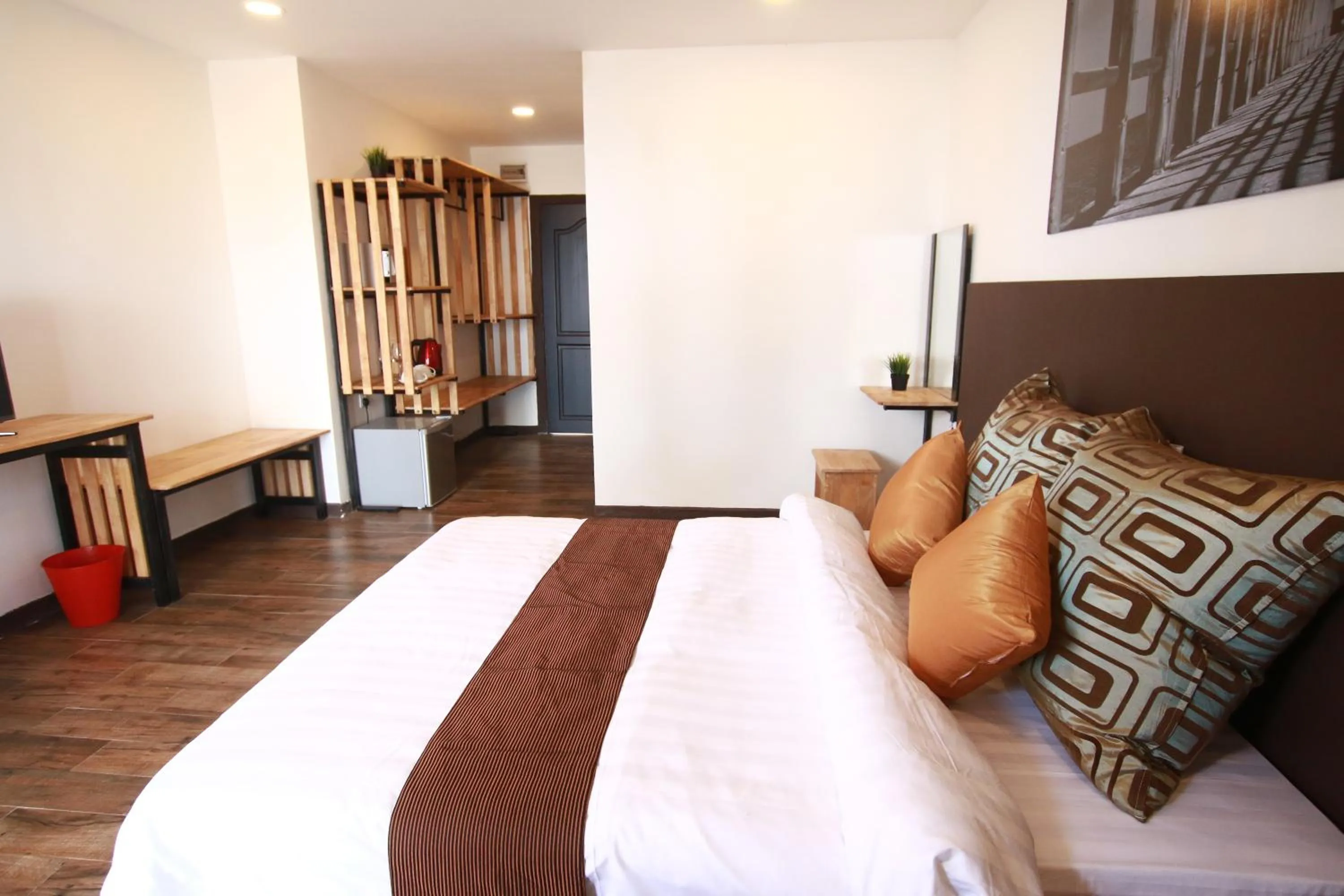 Bed in The Barat Tioman Beach Resort