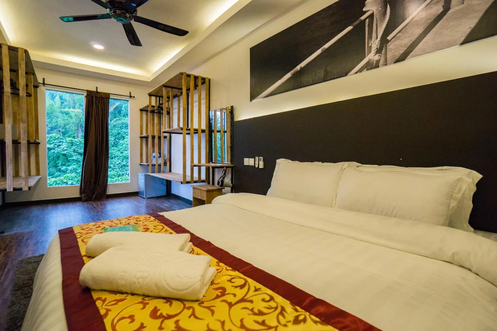 Bedroom, Bed in The Barat Tioman Beach Resort