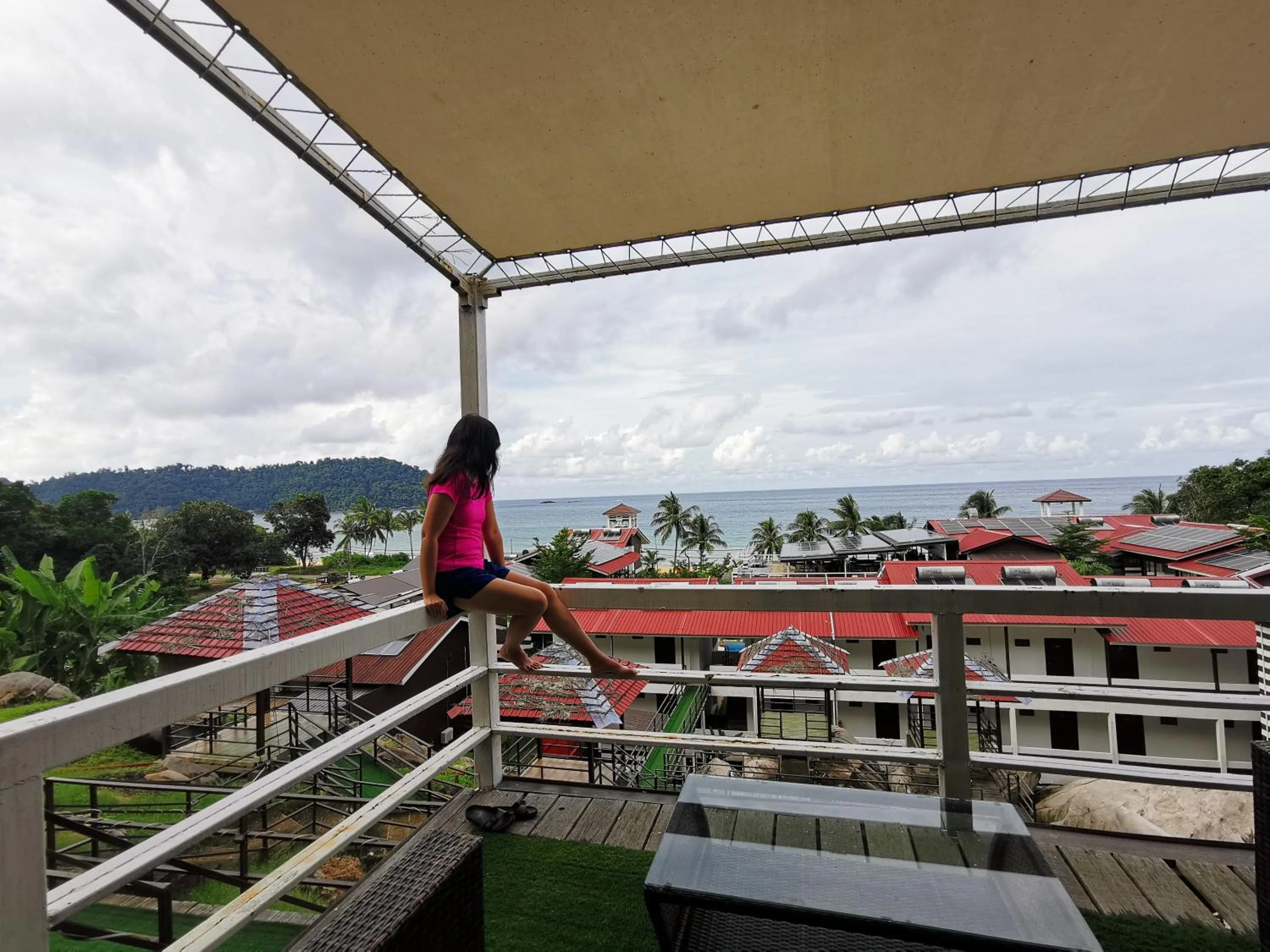 Balcony/Terrace in The Barat Tioman Beach Resort