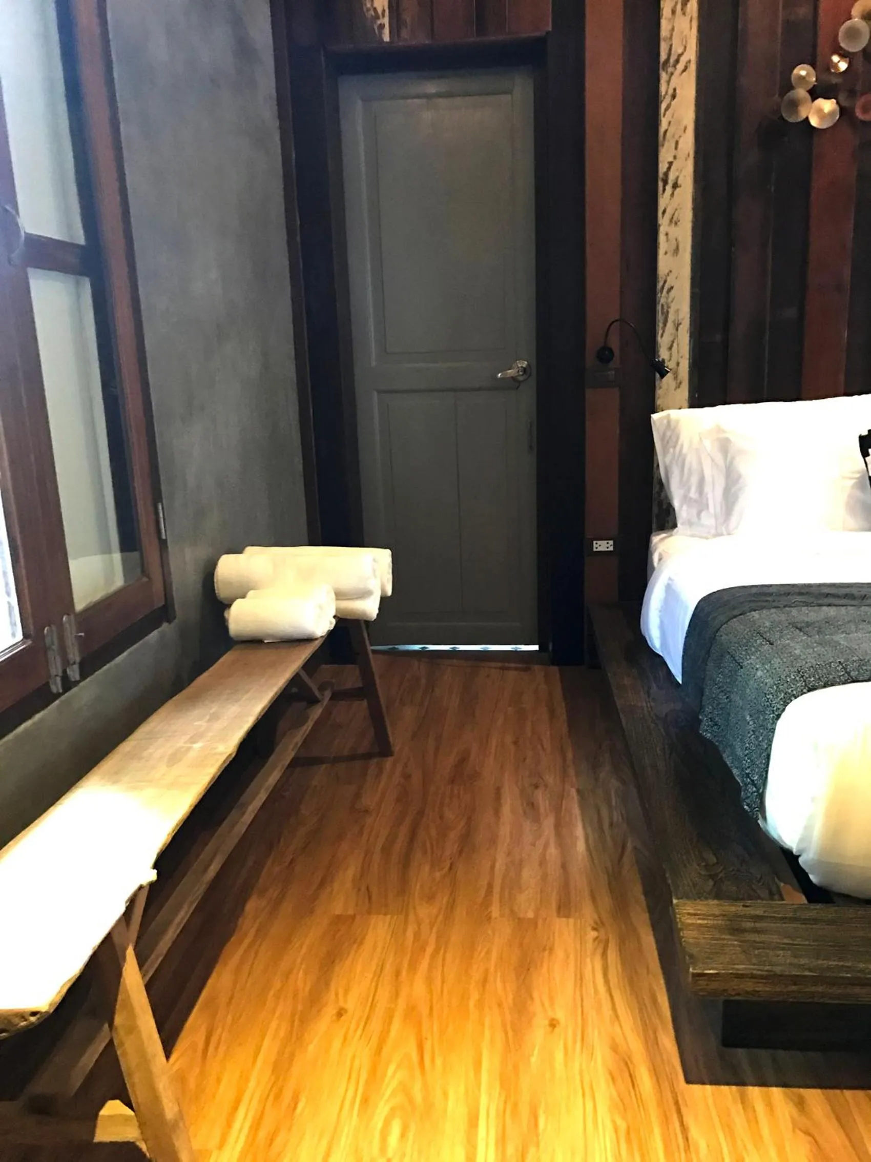 Decorative detail, Bed in Sand in My Shoes Beach Loft