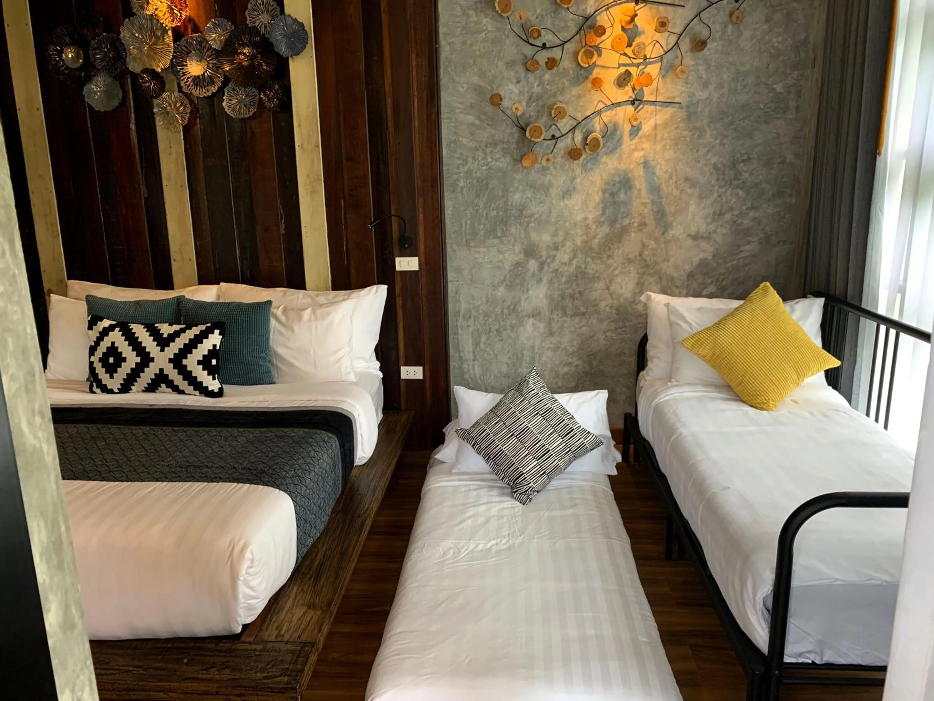 Bed in Sand in My Shoes Beach Loft