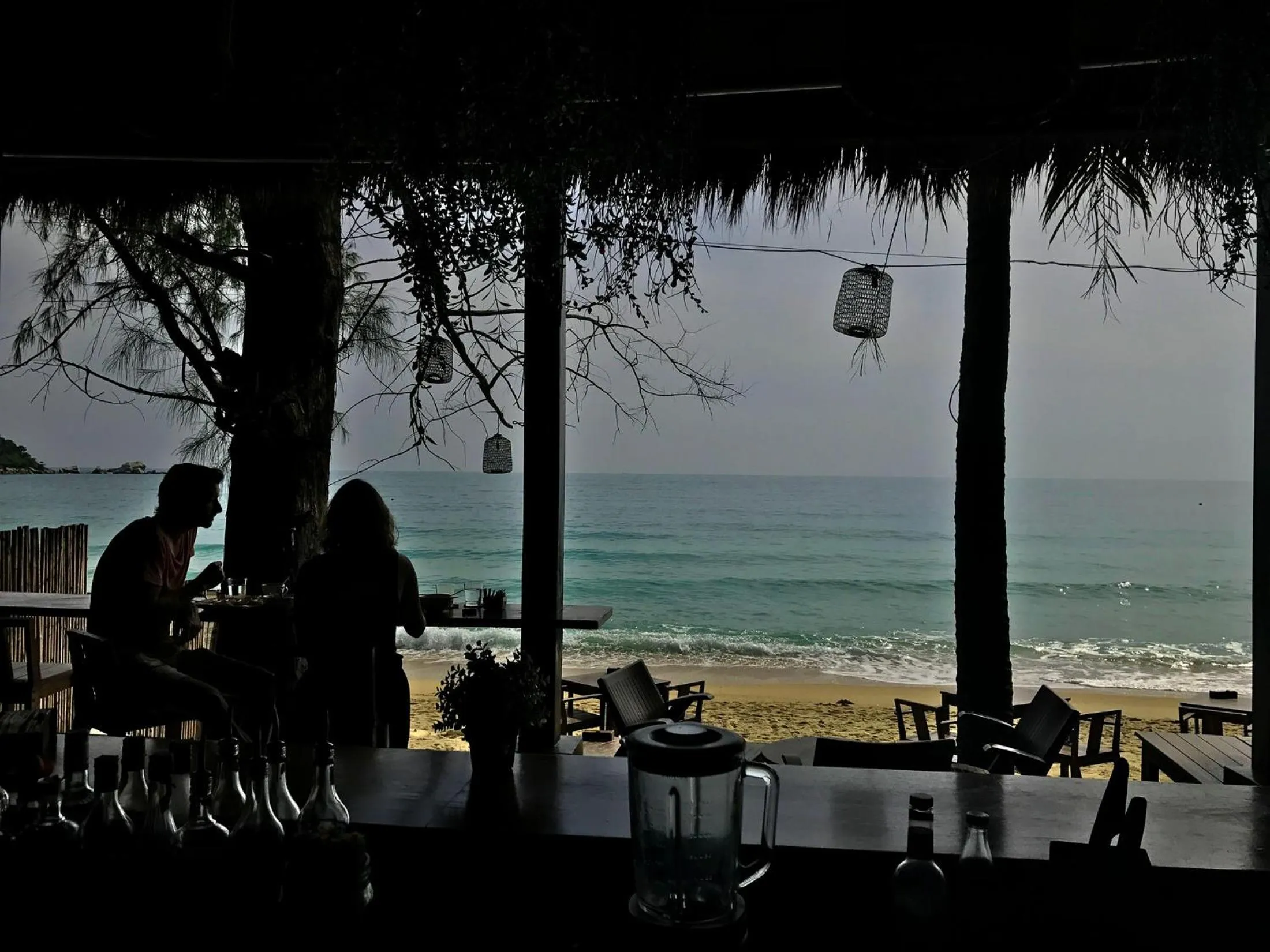 Patio in Sand in My Shoes Beach Loft