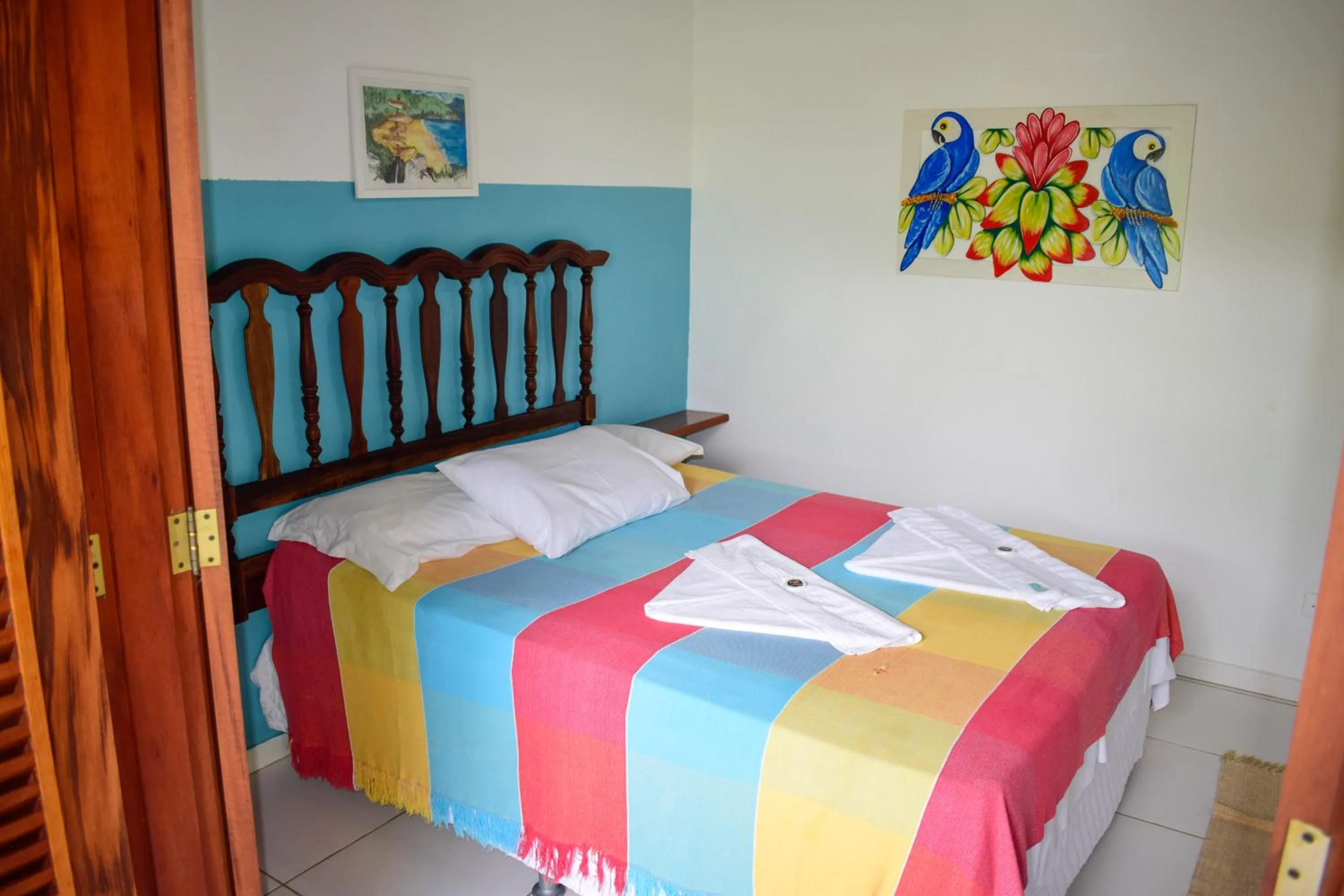 Bed in Pousada Capim Melado