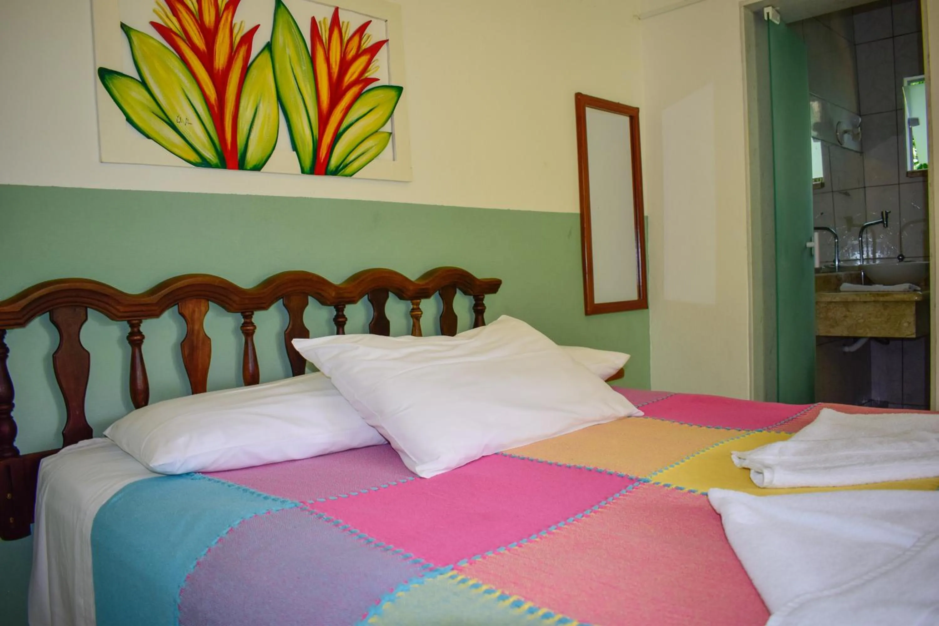 Photo of the whole room, Bed in Pousada Capim Melado