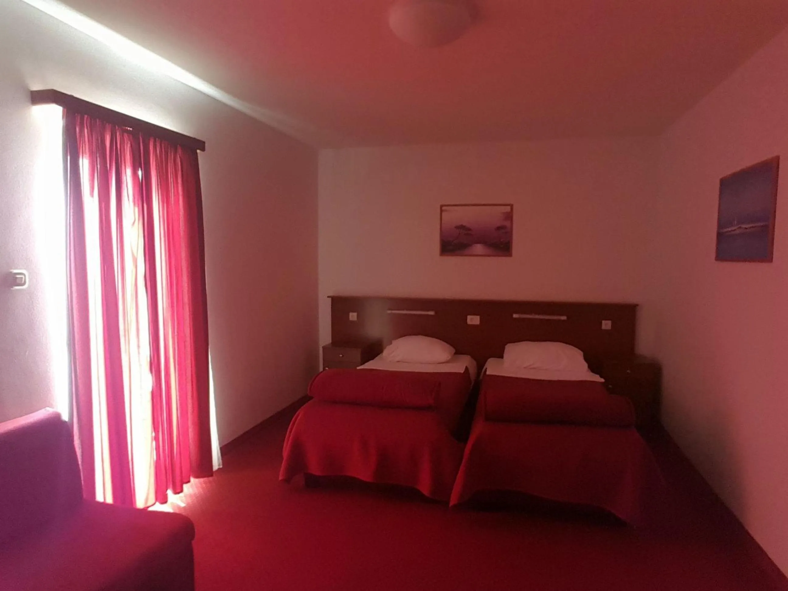 Bed in Hotel Mirni Kutak