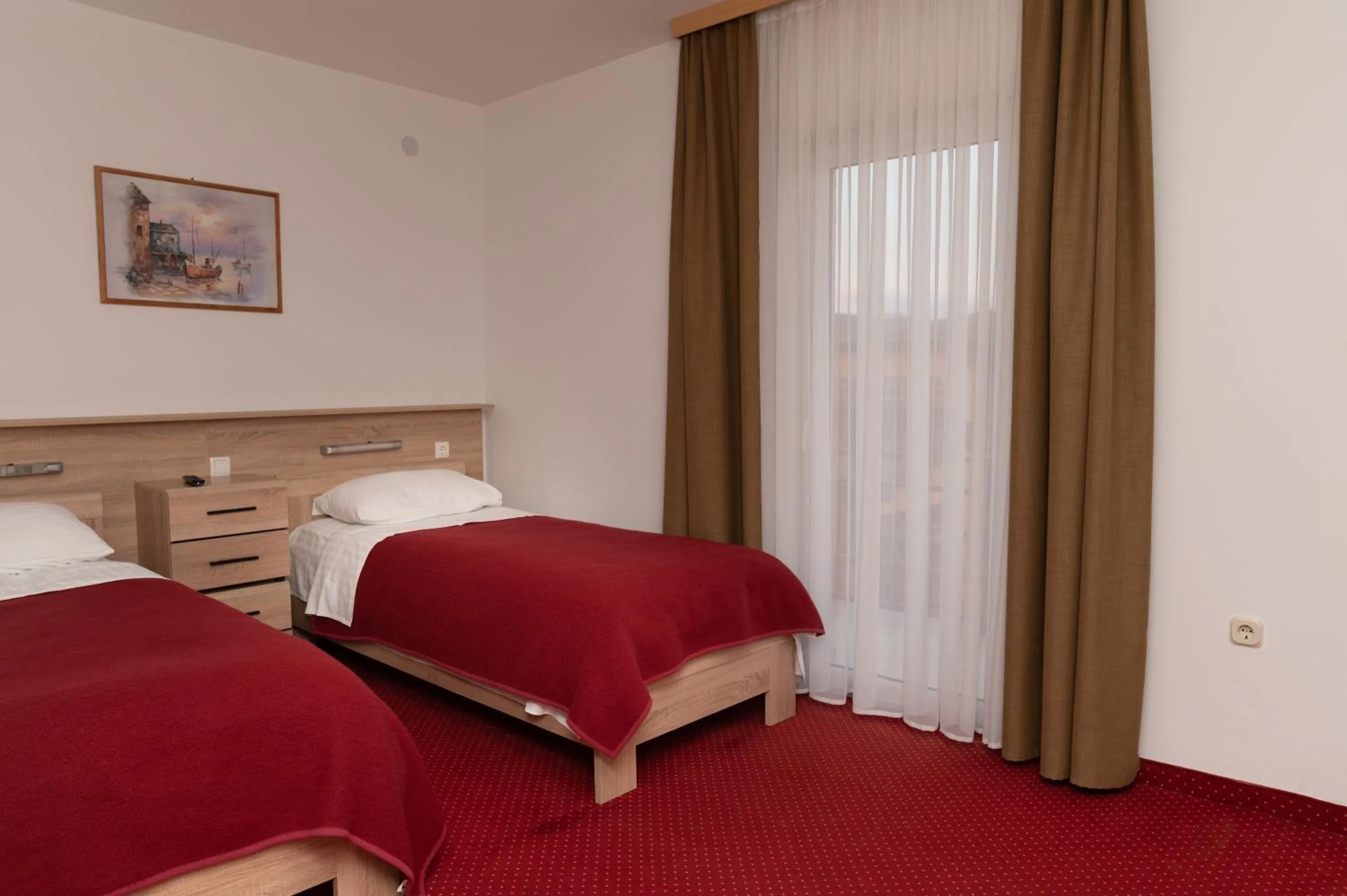 Bed in Hotel Mirni Kutak